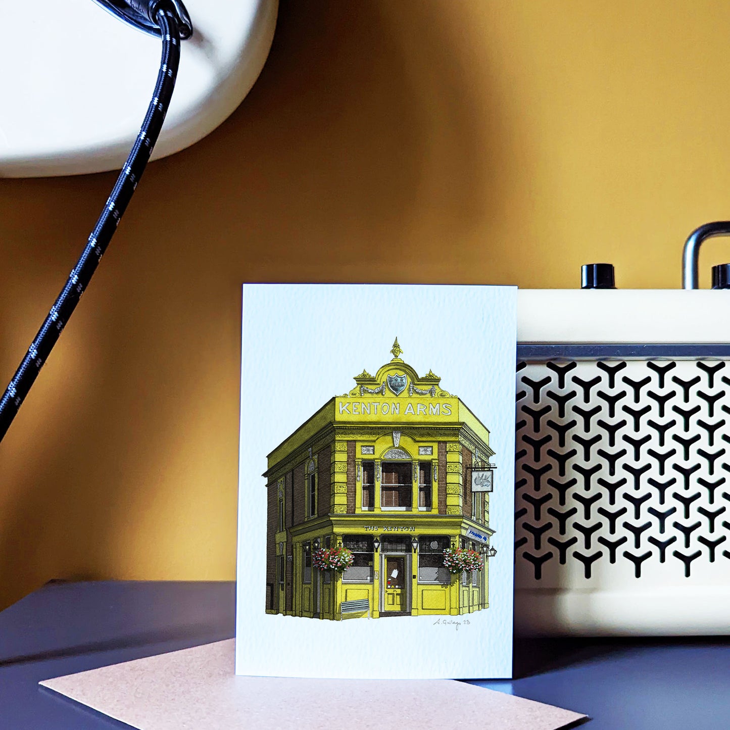 Hackney - The Kenton - Greeting card with envelope - Homerton