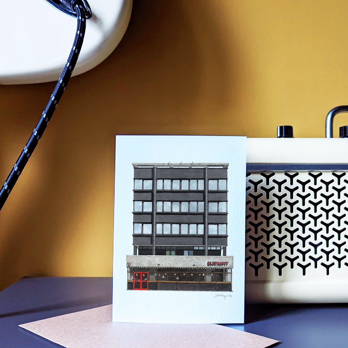 Elephant & Castle - The Elephant & Castle pub - Greeting card with envelope
