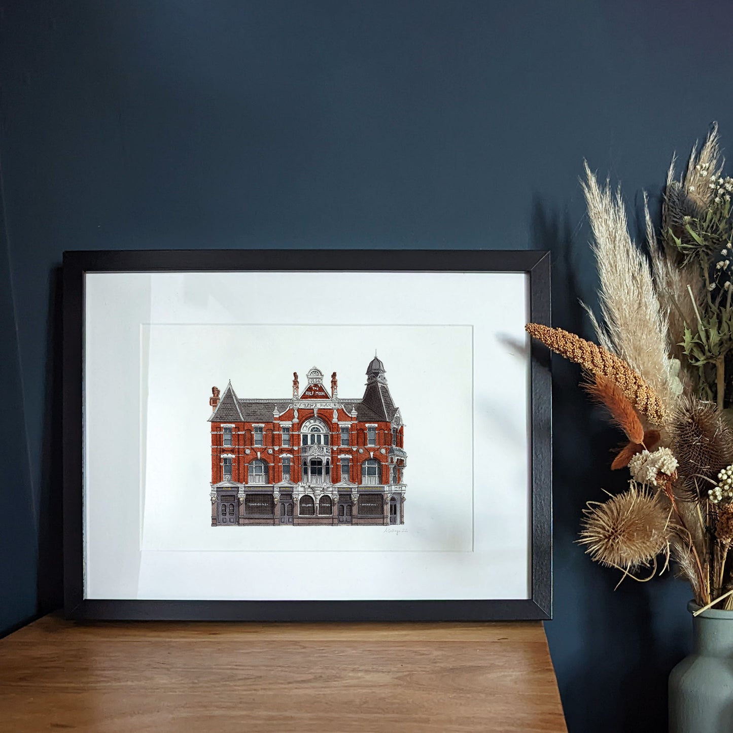 Herne Hill - The Half Moon Pub - Giclée Print (unframed)