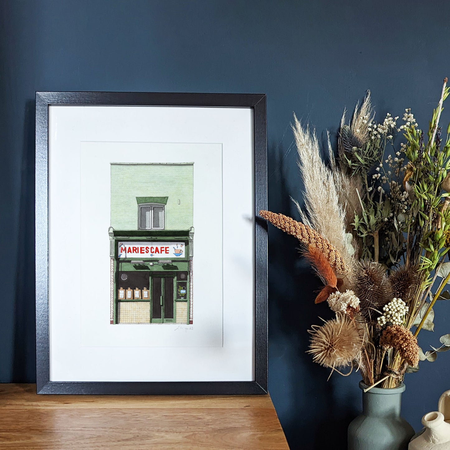 Waterloo - Marie's Cafe - Giclée Print (unframed)
