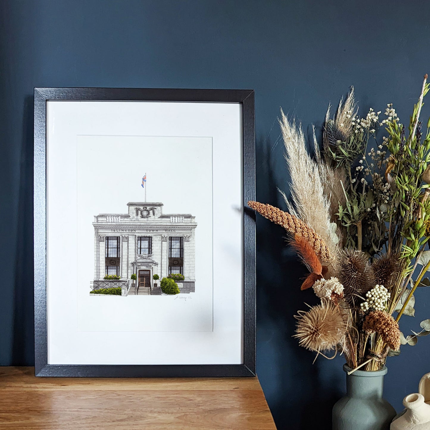 Islington Town Hall - Giclée Print (unframed)