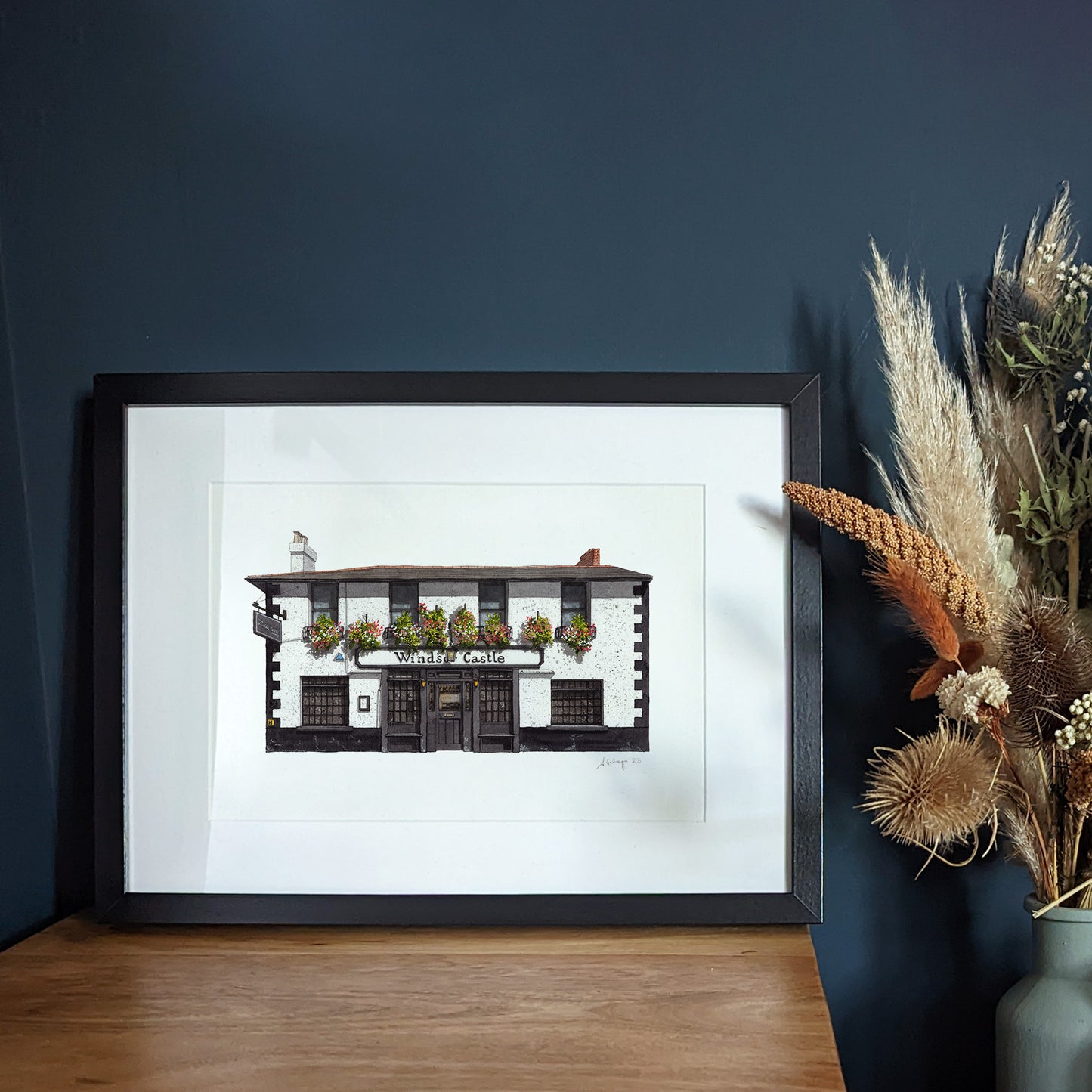 Notting Hill - The Windsor Castle - Giclée Print (unframed)