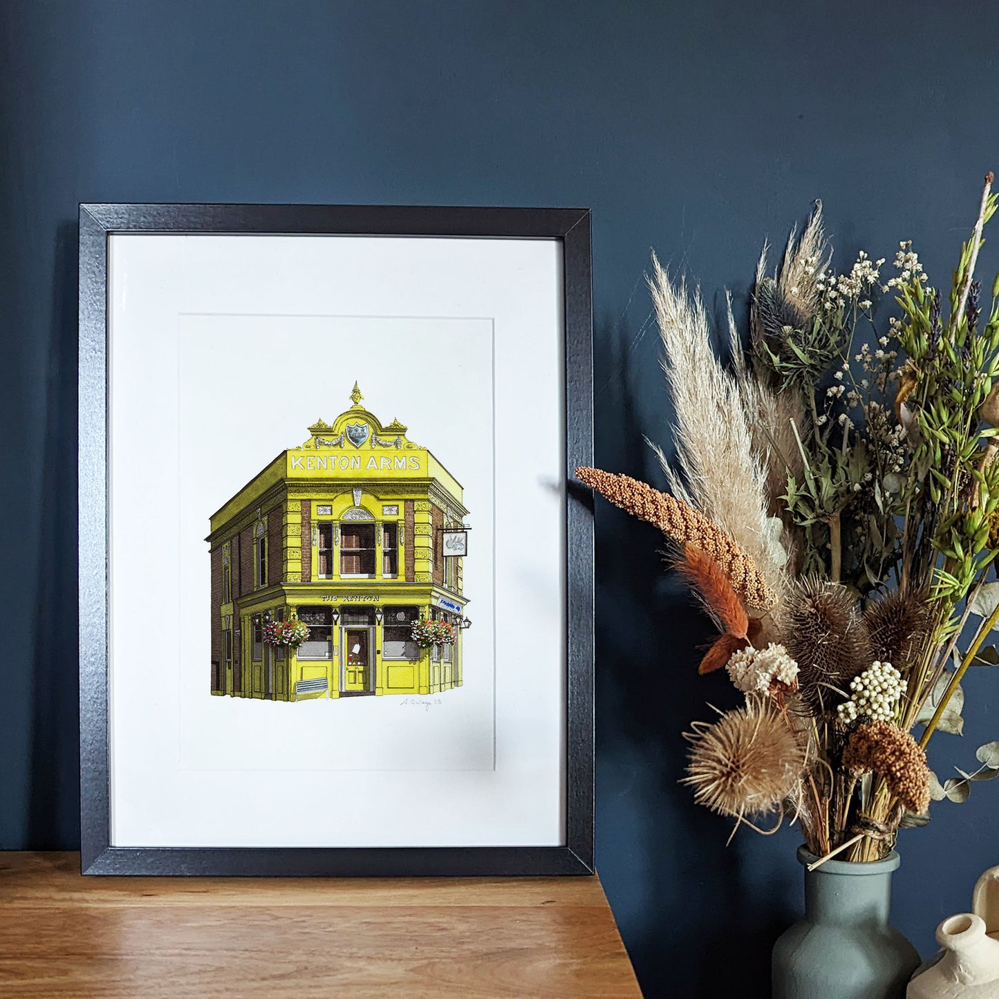 Hackney - The Kenton pub - Giclée Print (unframed) - Homerton