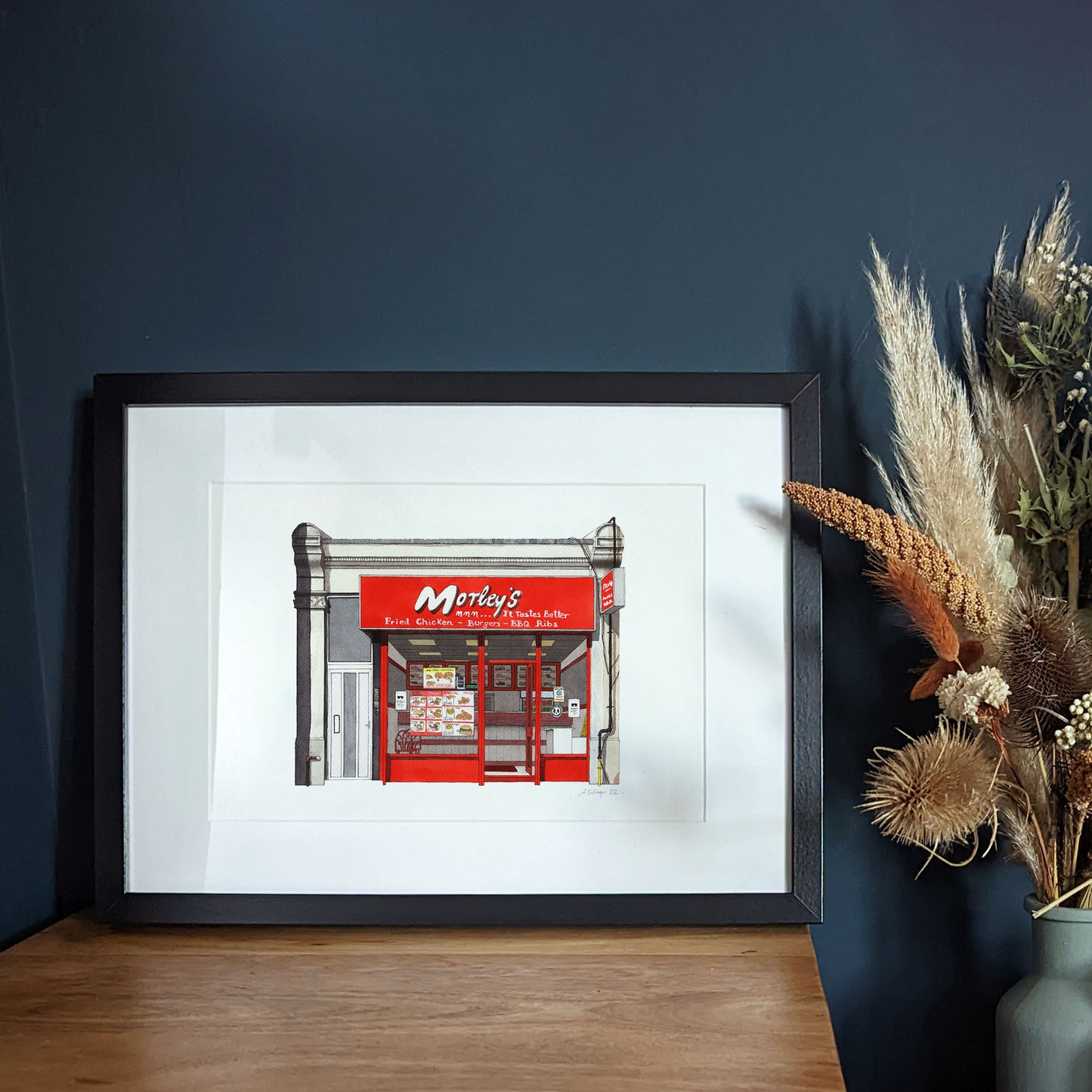 West Norwood - Morley's Chicken Shop - Giclée Print (unframed)
