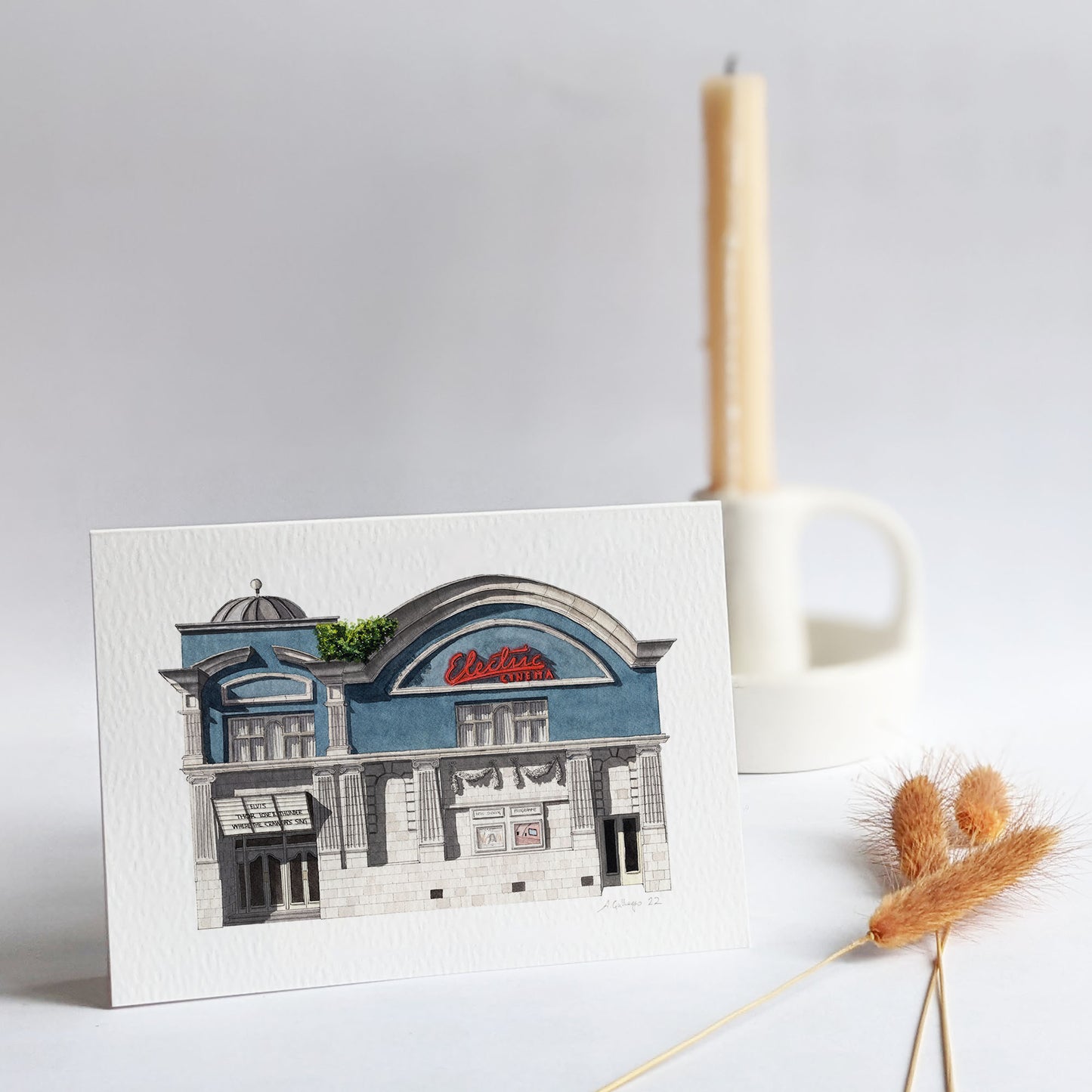 Notting Hill - Electric Cinema - Greeting card with envelope