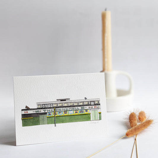 Brixton - Windmill Pub - Greeting card with envelope