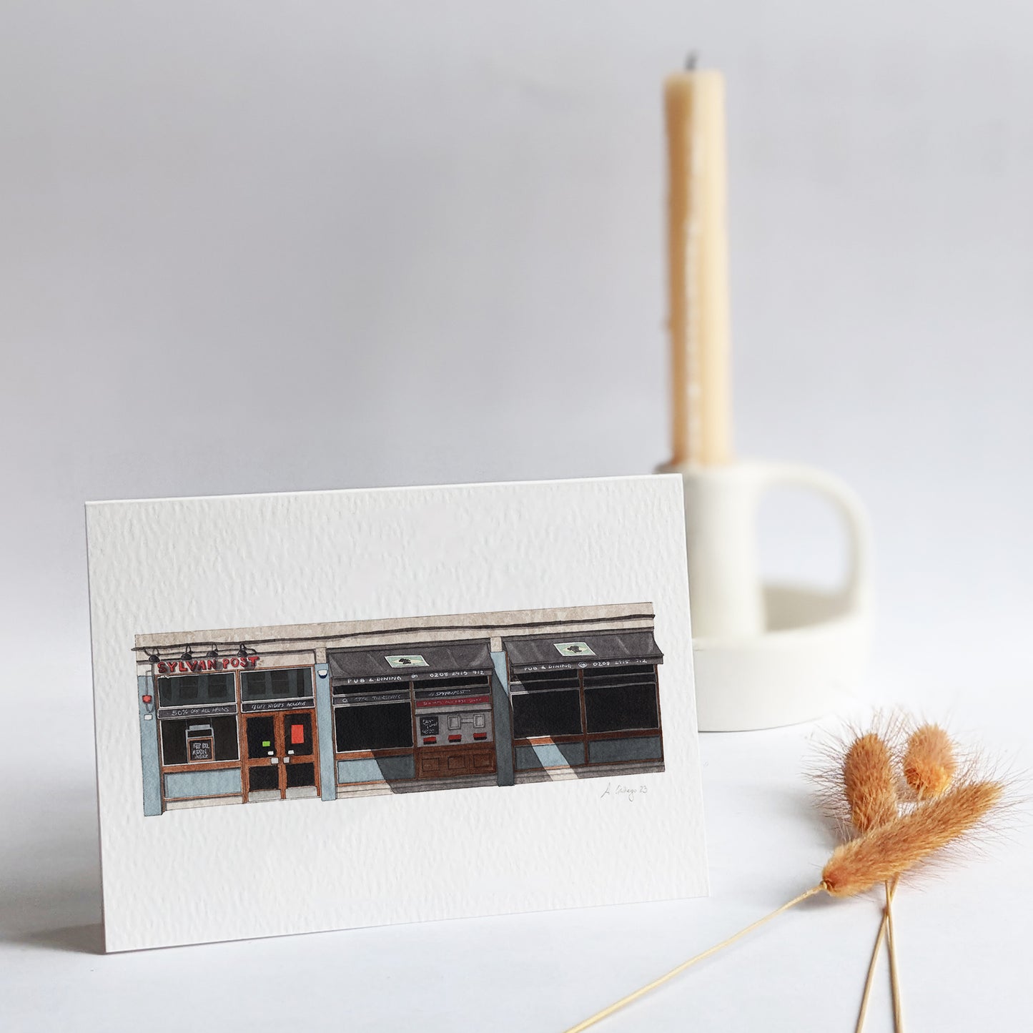 Forest Hill - Sylvan Post pub - Greeting card with envelope