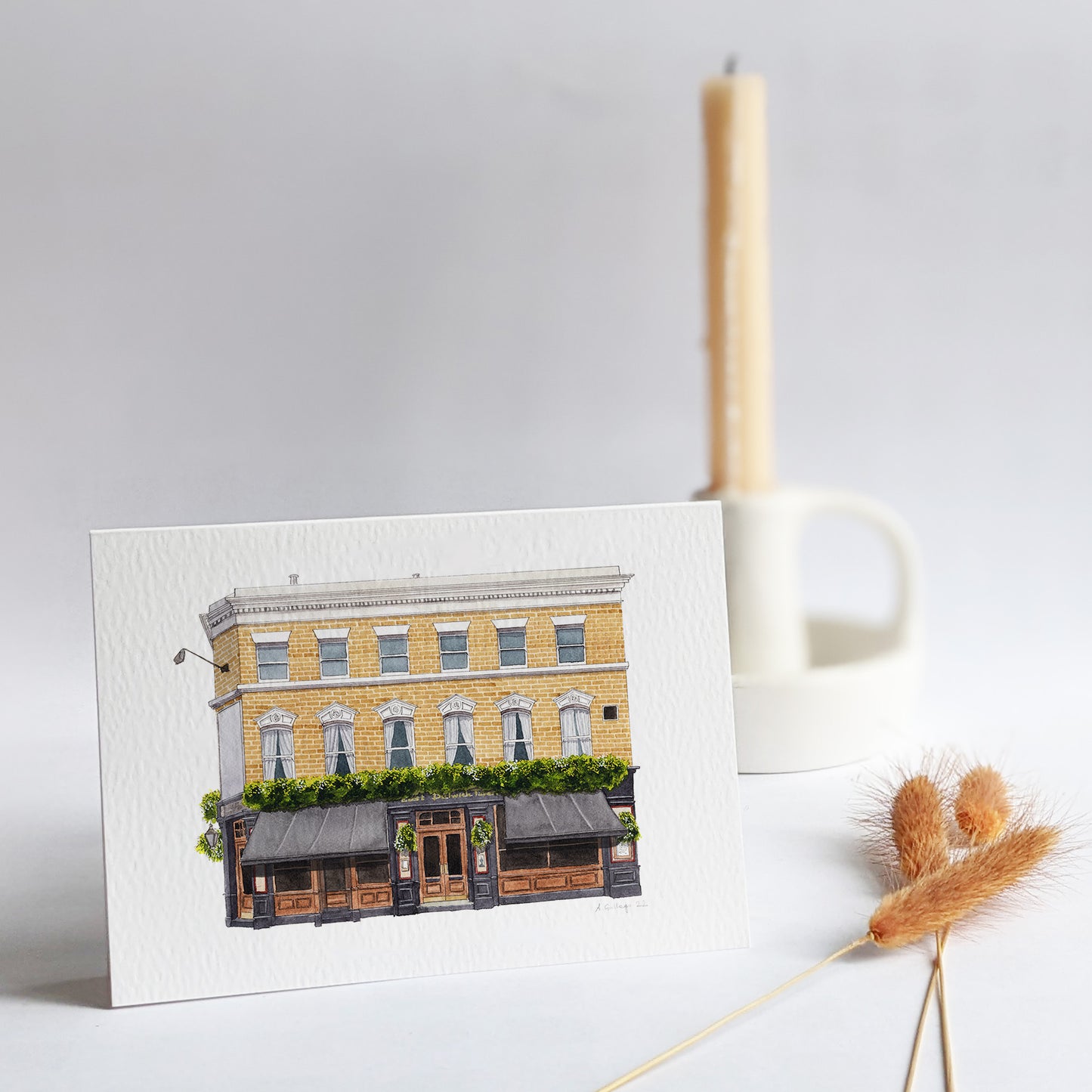 East Dulwich - East Dulwich Tavern - EDT - Greeting card with envelope
