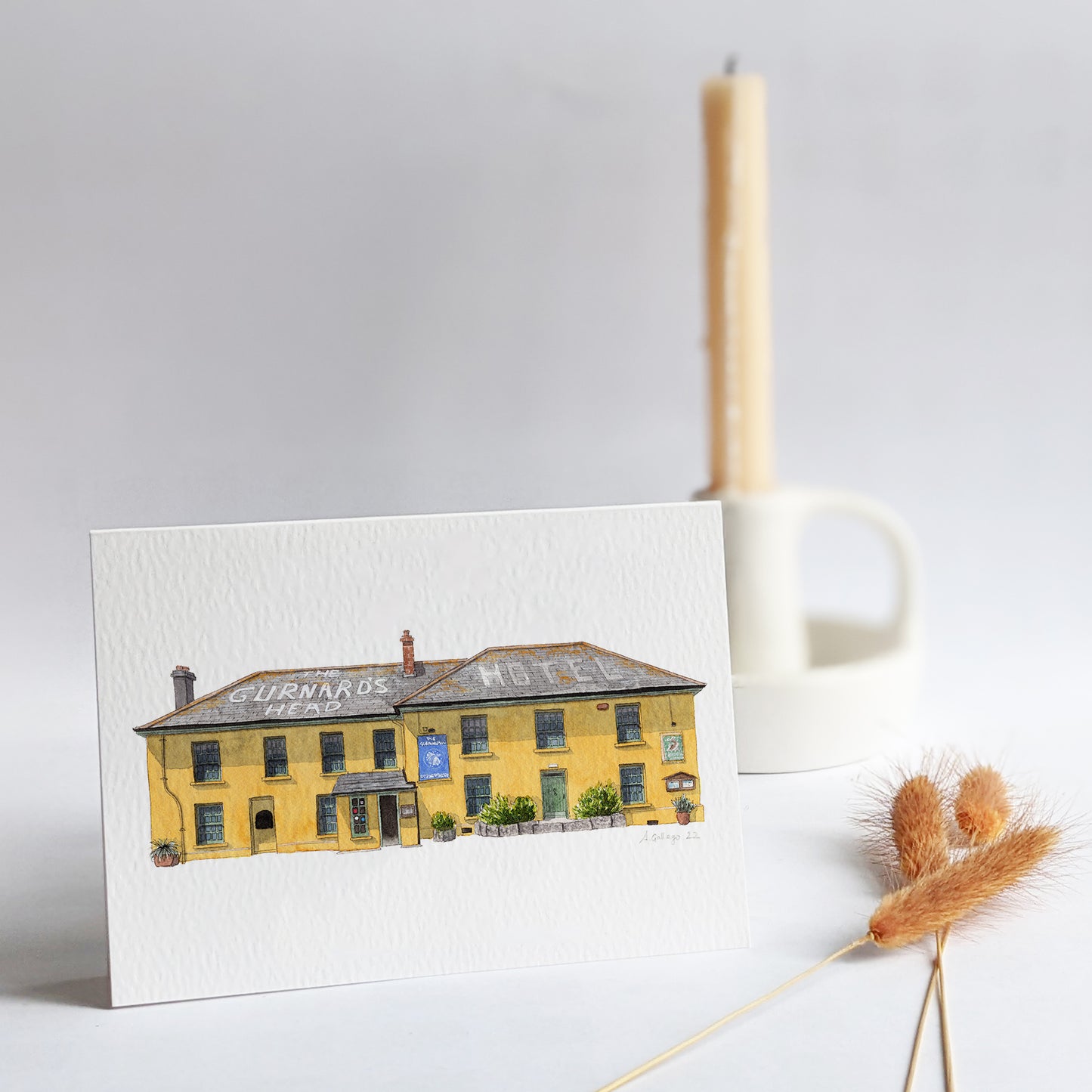 Cornwall - Gurnard's Head - Greeting card with envelope