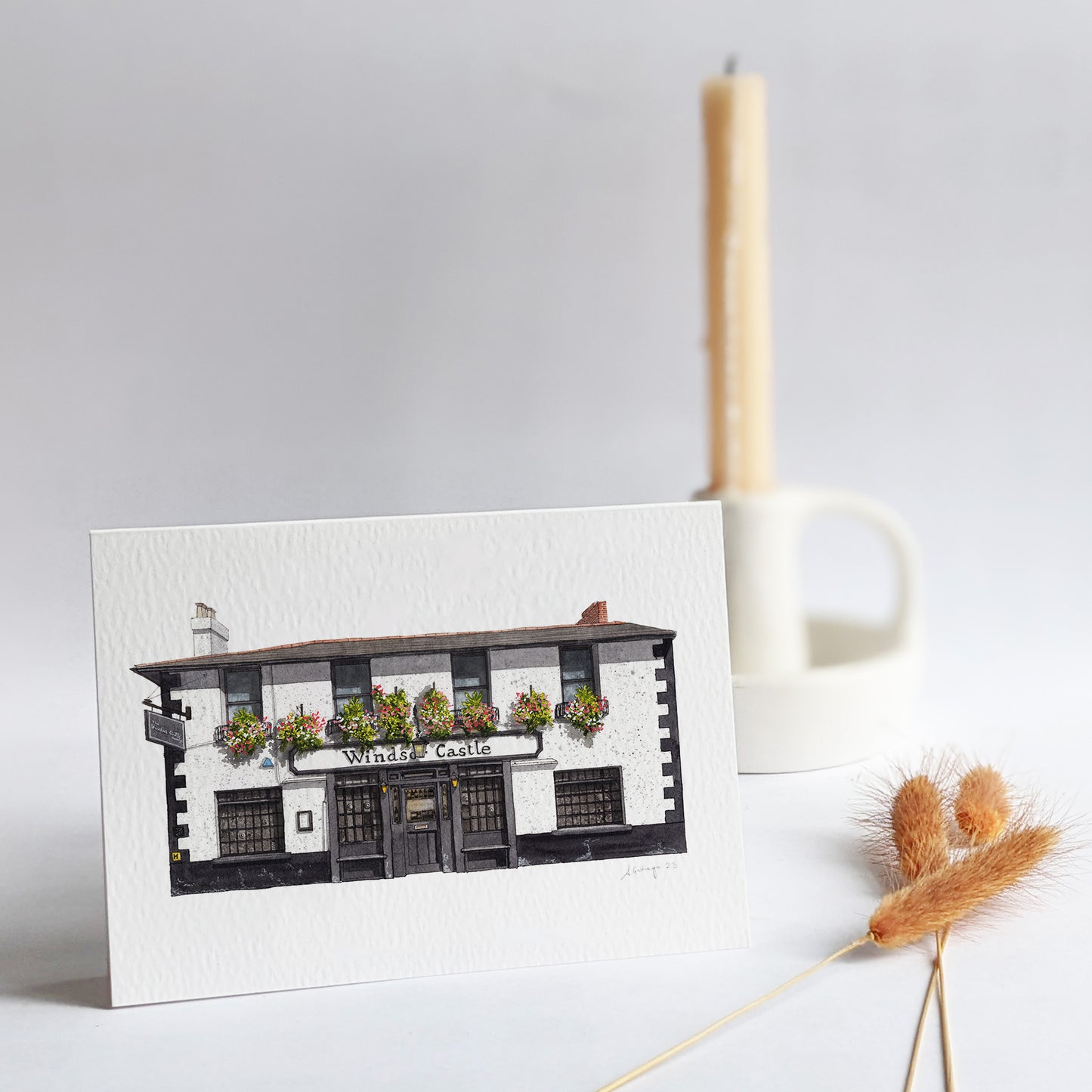 Notting Hill - The Windsor Castle - Greeting card with envelope