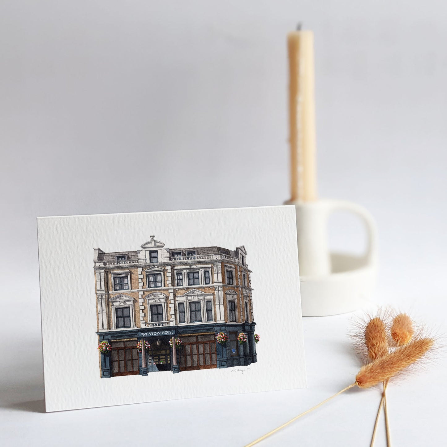 Crystal Palace - The Westow - Greeting card with envelope