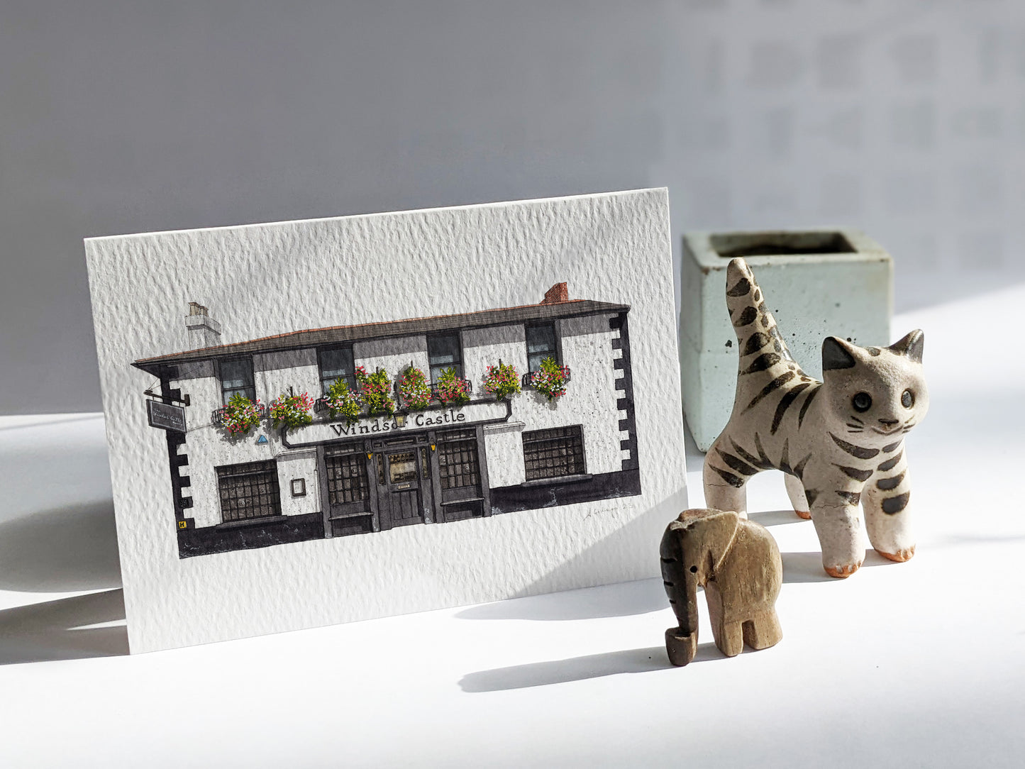 Notting Hill - The Windsor Castle - Greeting card with envelope