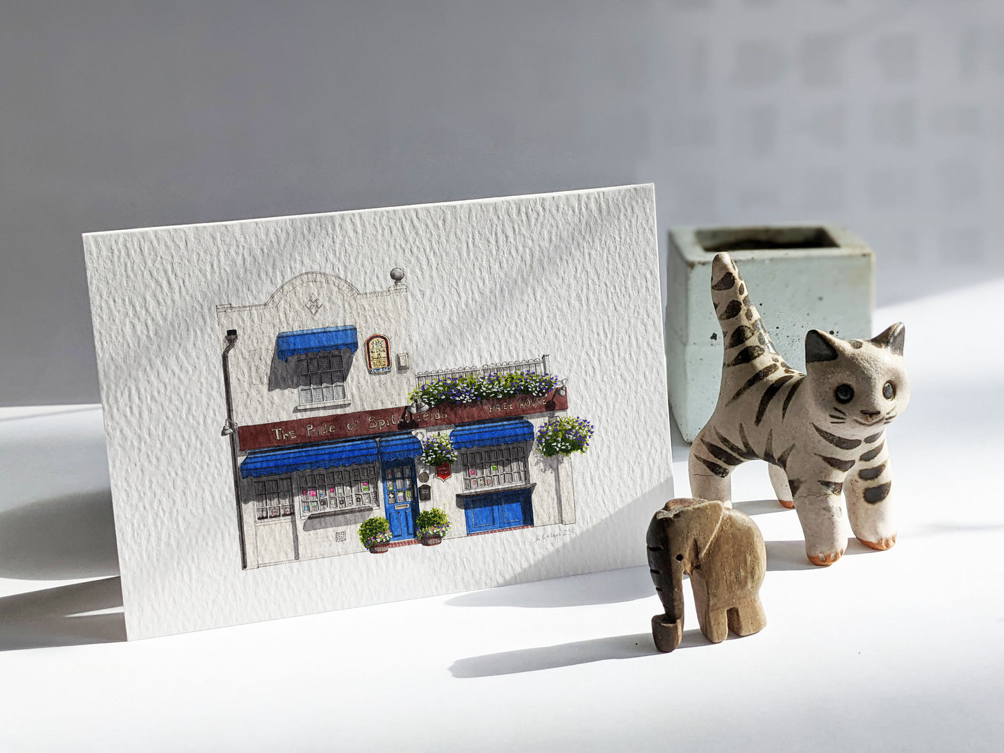 Shoreditch - The Pride of Spitalfields - Greeting card with envelope