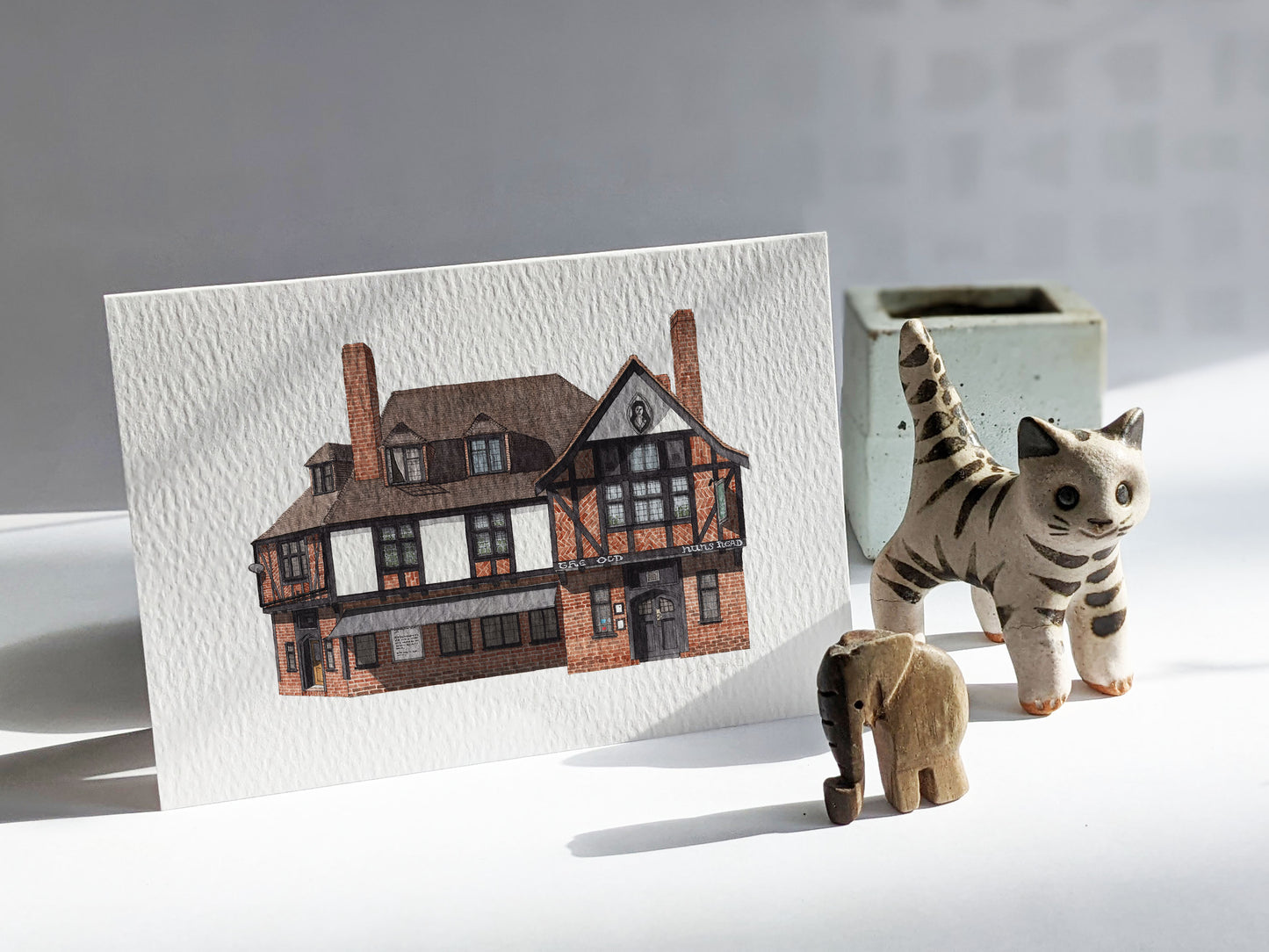 Peckham - Old Nun's Head - Nunhead - Greeting card with envelope