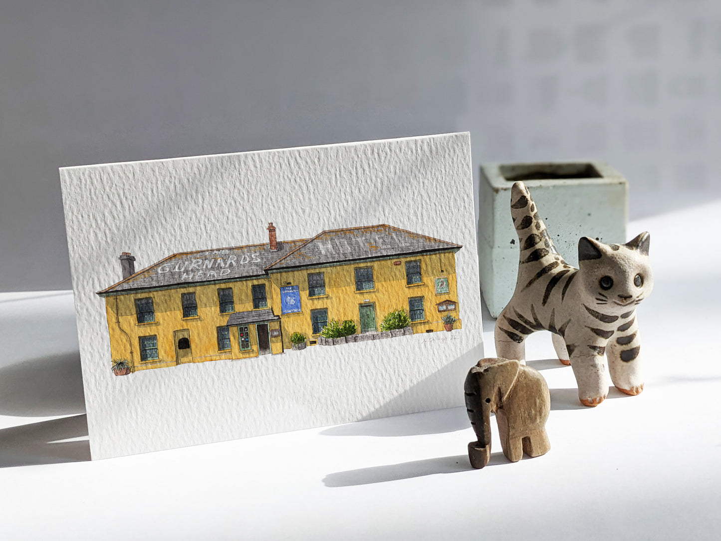 Cornwall - Gurnard's Head - Greeting card with envelope