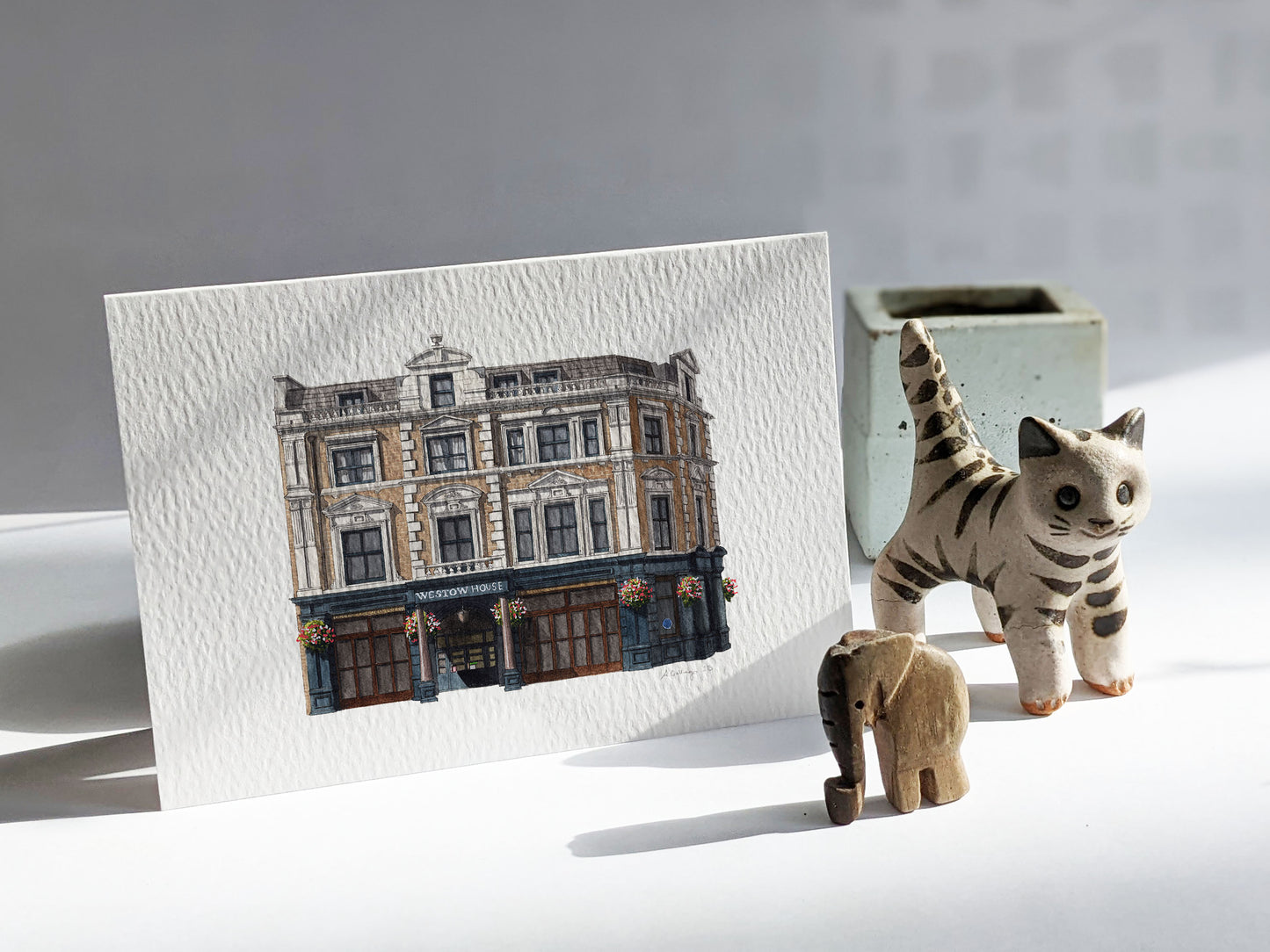 Crystal Palace - The Westow - Greeting card with envelope