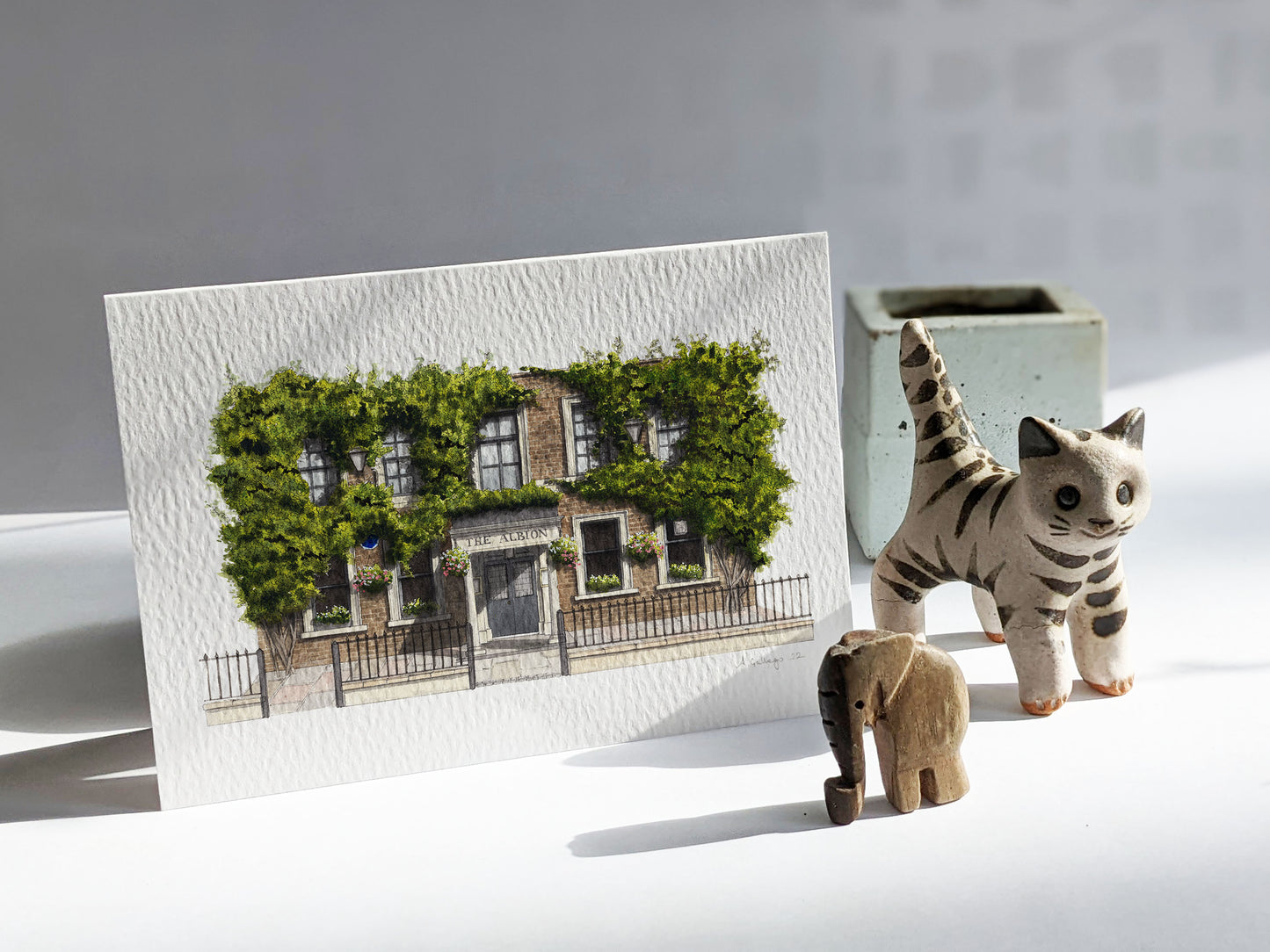 Barnsbury - The Albion - Greeting card with envelope - Islington