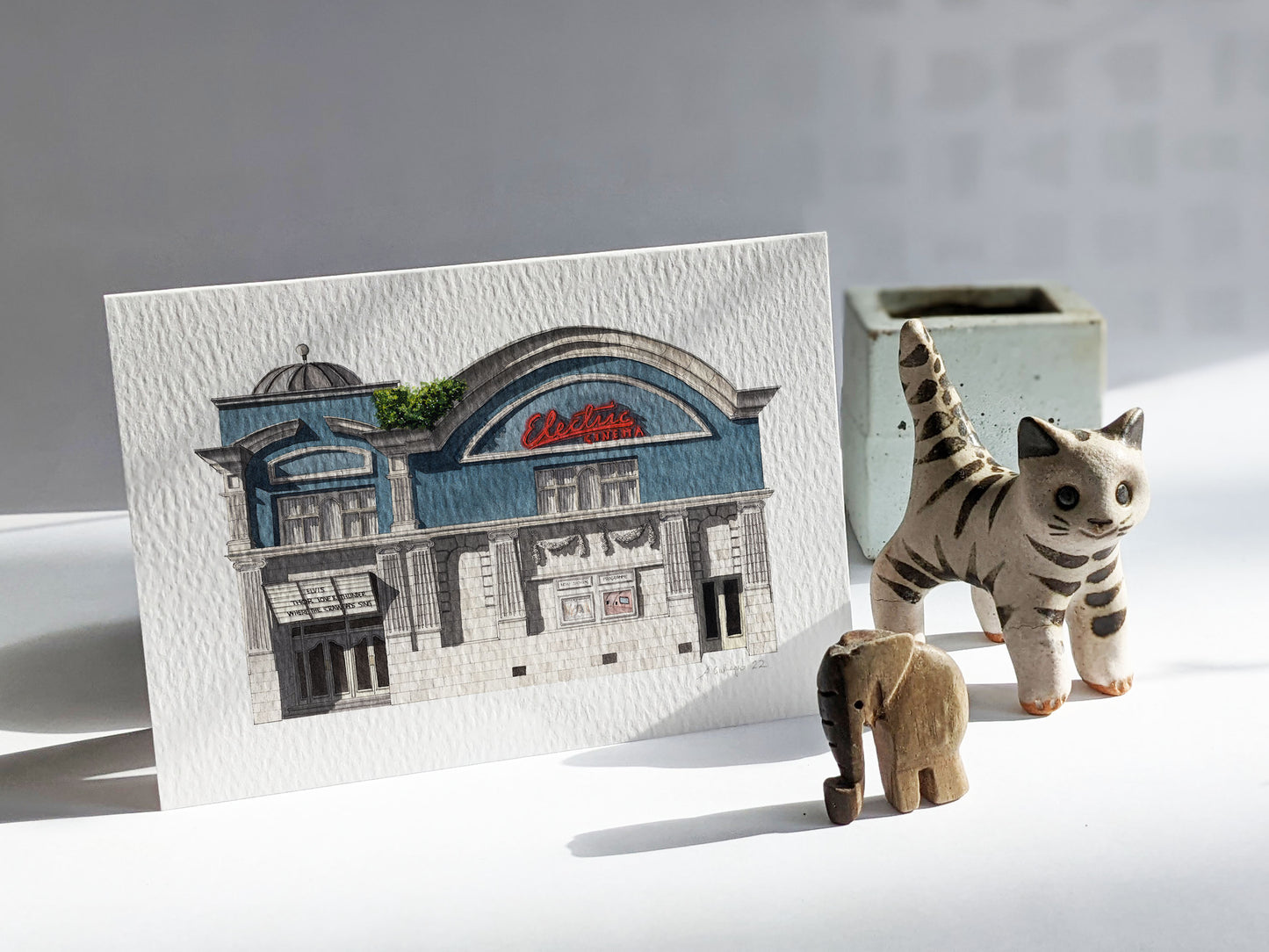 Notting Hill - Electric Cinema - Greeting card with envelope