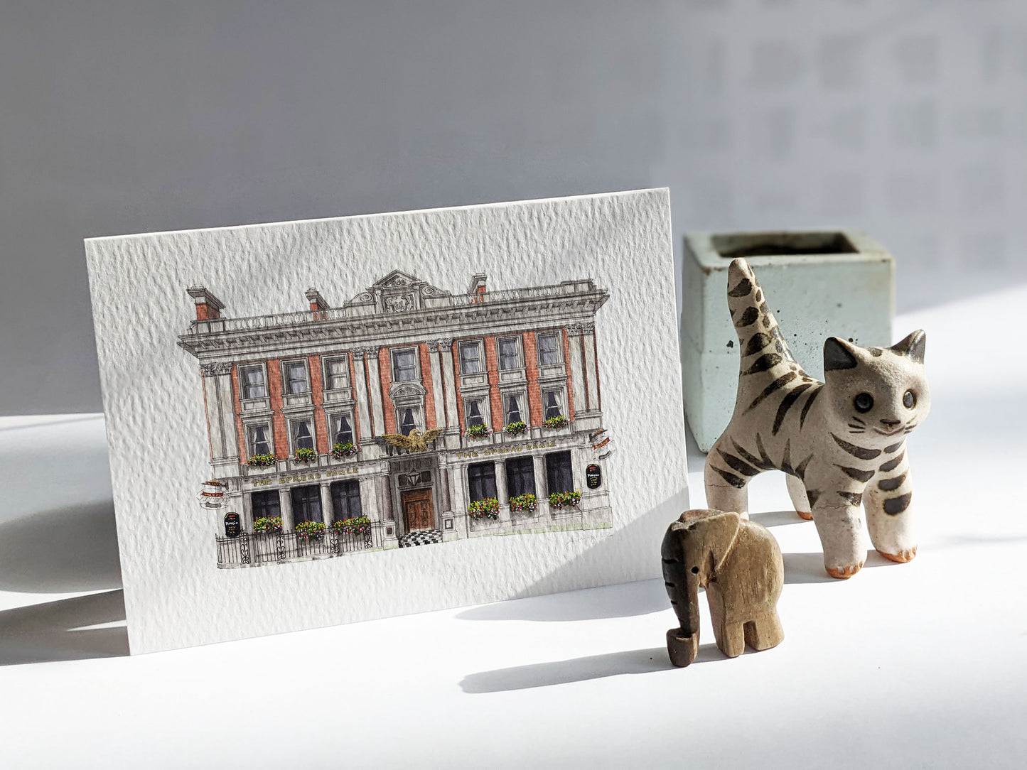 Croydon - Spread Eagle - Greeting card with envelope