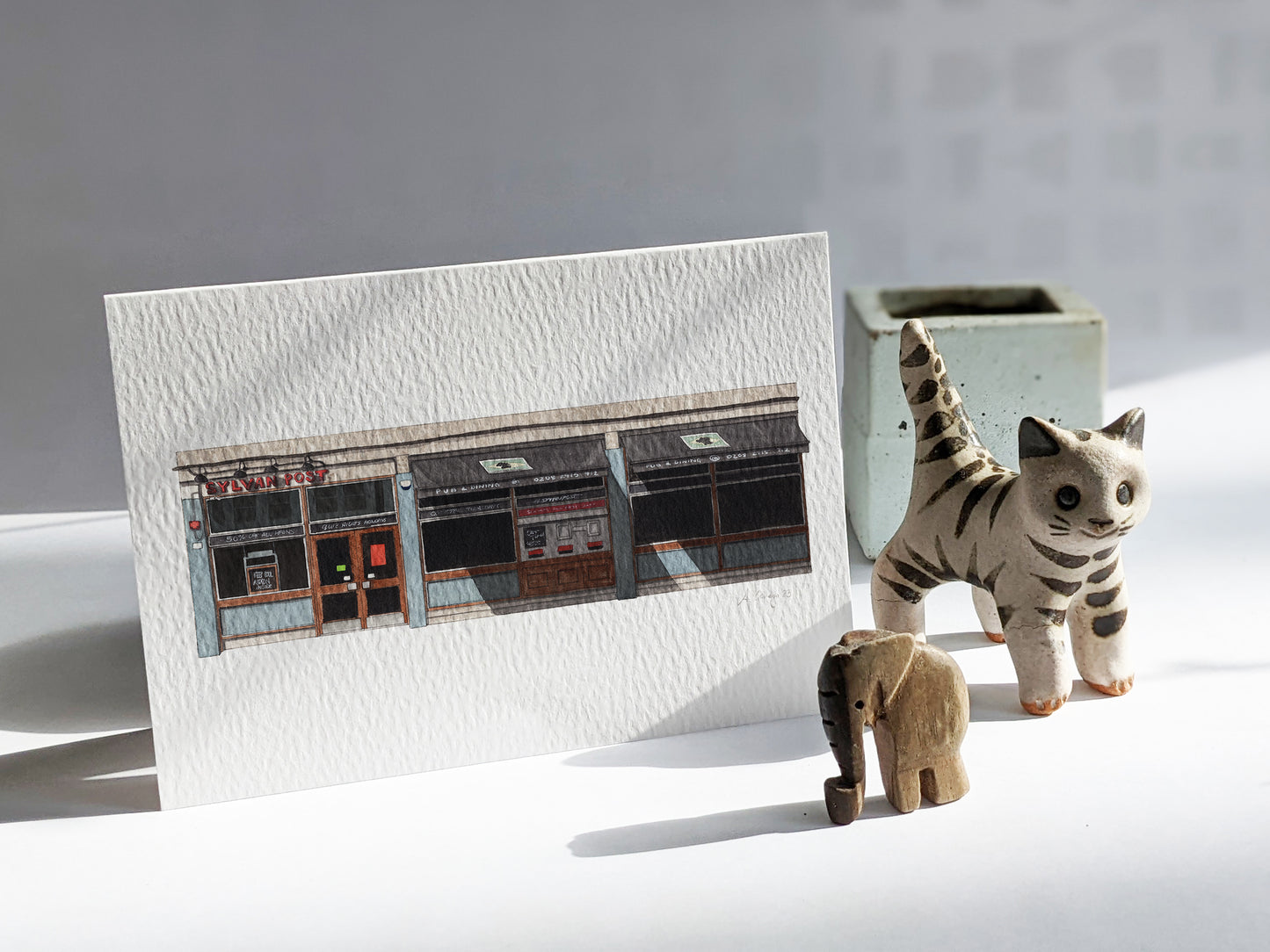 Forest Hill - Sylvan Post pub - Greeting card with envelope