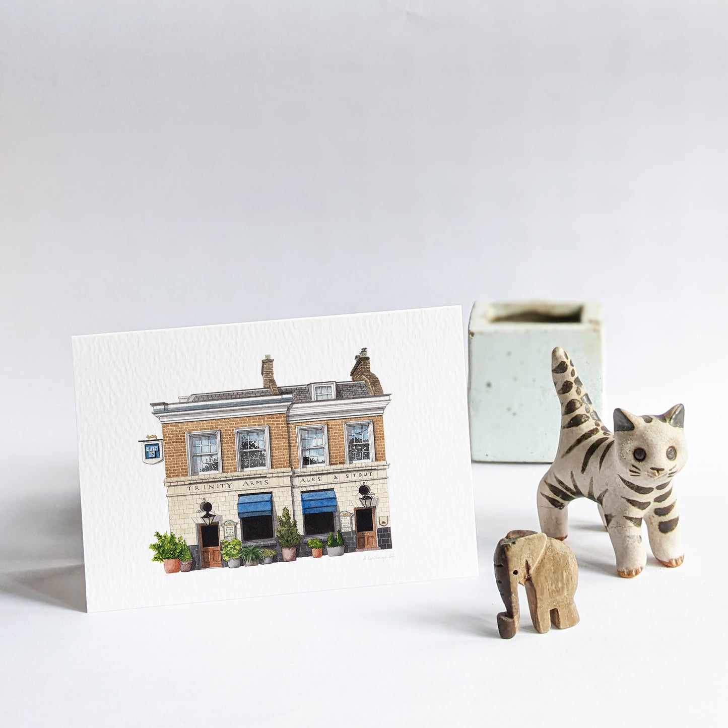 Brixton - Trinity Arms - Greeting card with envelope