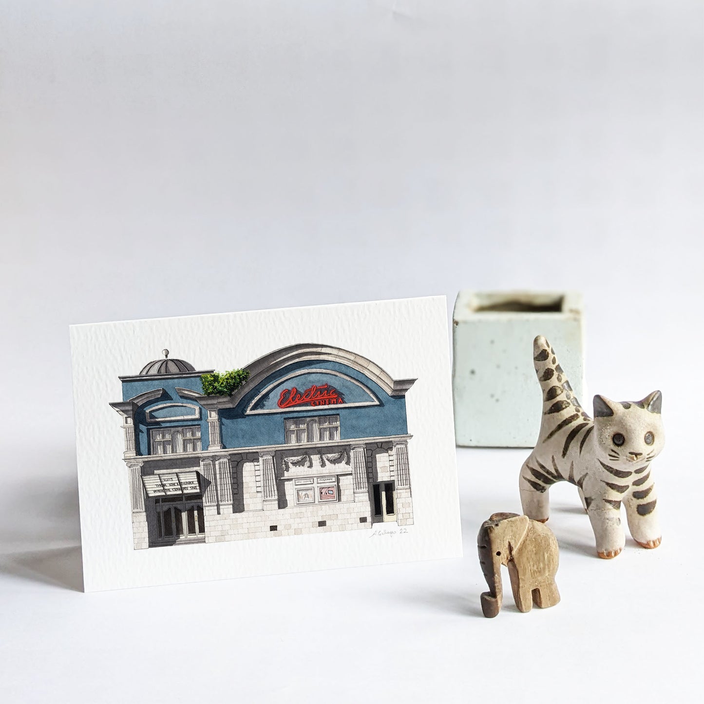 Notting Hill - Electric Cinema - Greeting card with envelope