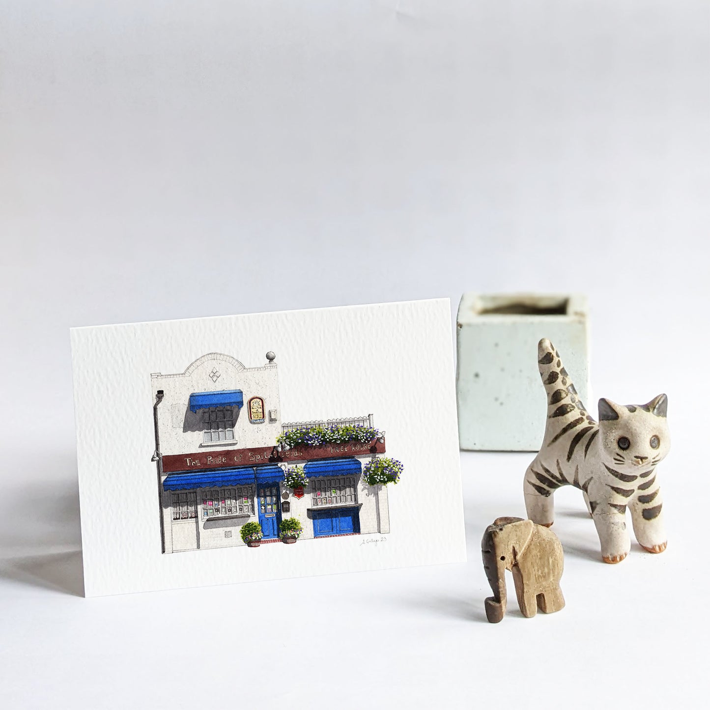 Shoreditch - The Pride of Spitalfields - Greeting card with envelope