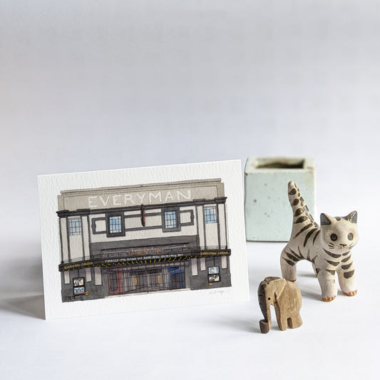 Crystal Palace - Everyman Cinema - Greeting card with envelope