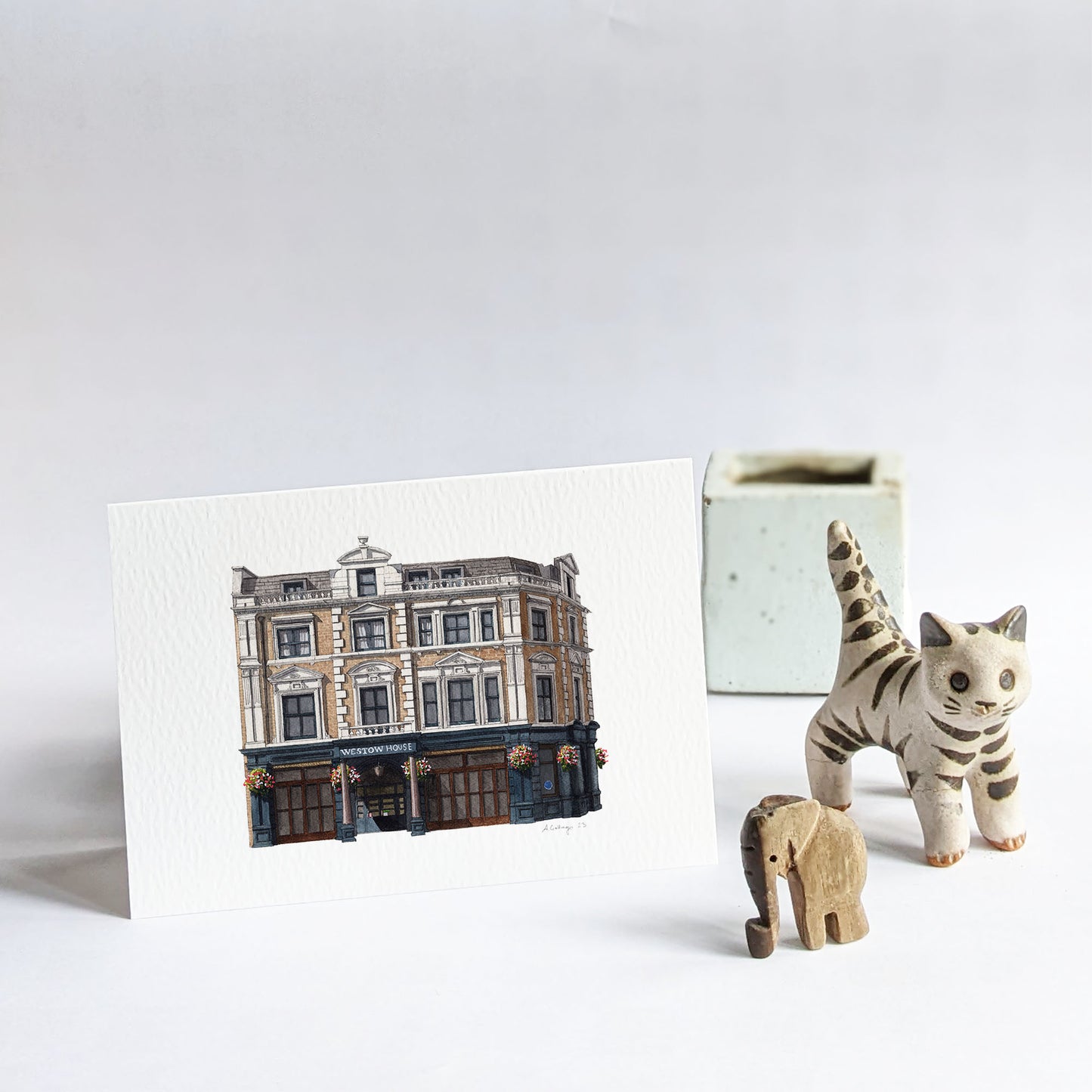 Crystal Palace - The Westow - Greeting card with envelope