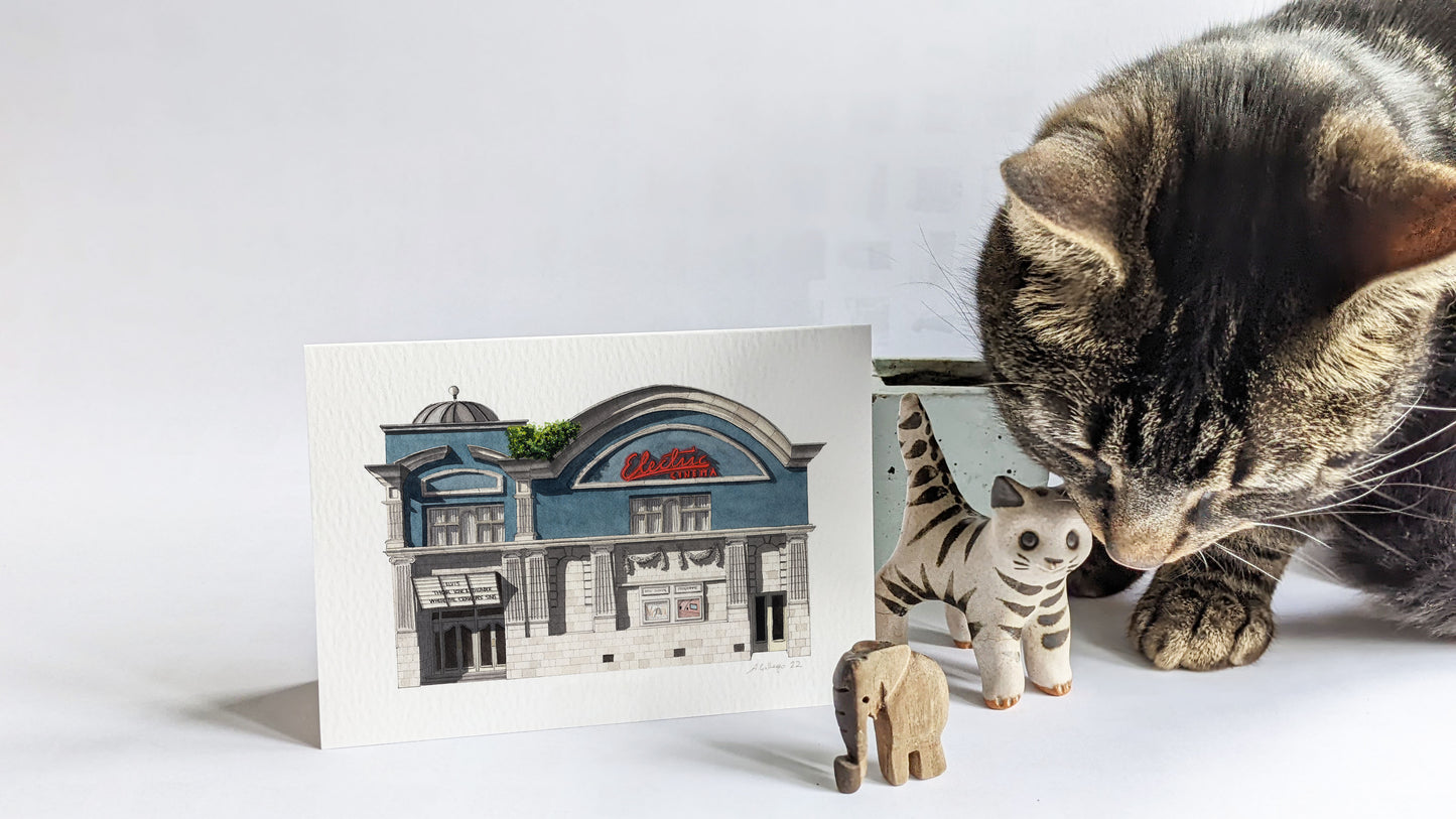 Notting Hill - Electric Cinema - Greeting card with envelope