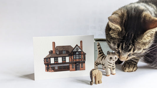 Peckham - Old Nun's Head - Nunhead - Greeting card with envelope