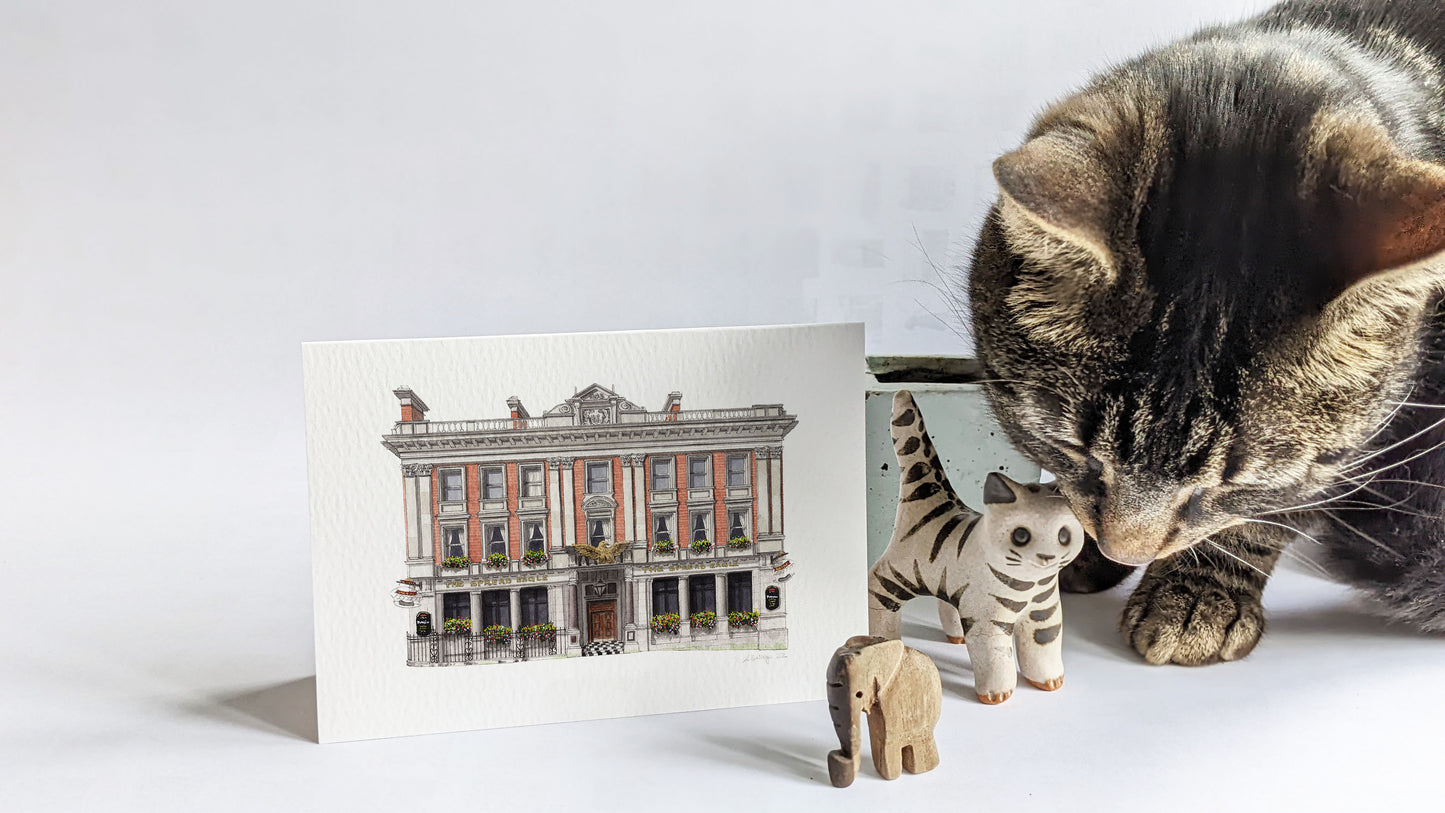 Croydon - Spread Eagle - Greeting card with envelope