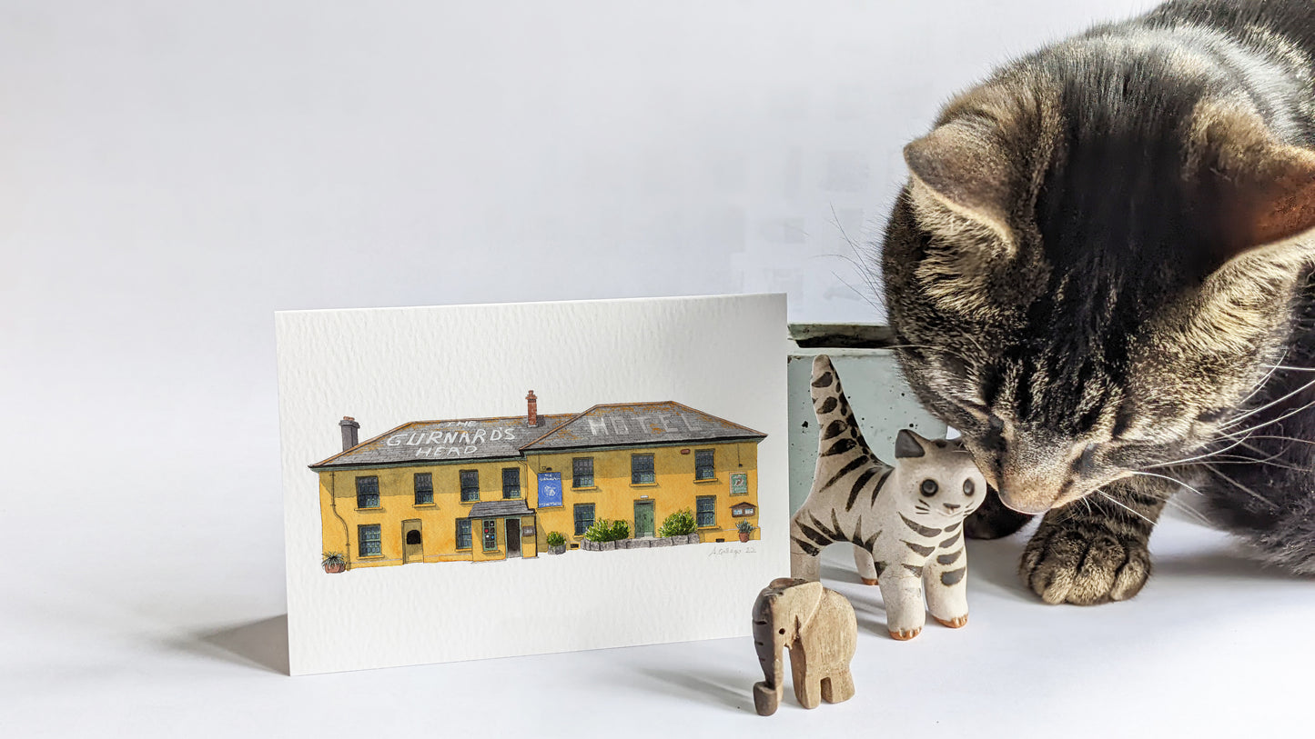 Cornwall - Gurnard's Head - Greeting card with envelope