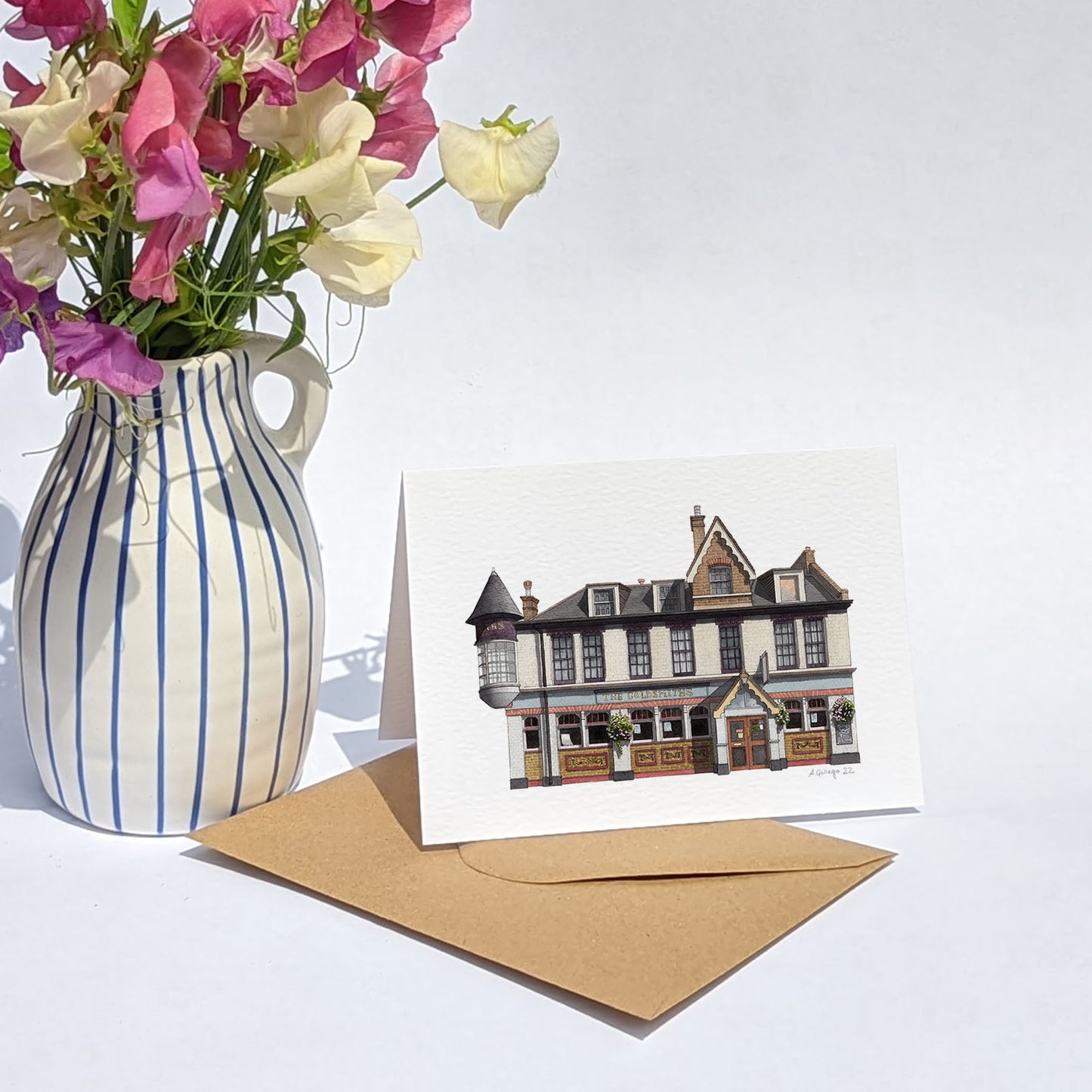 Penge - The Goldsmiths Arms - Greeting card with envelope