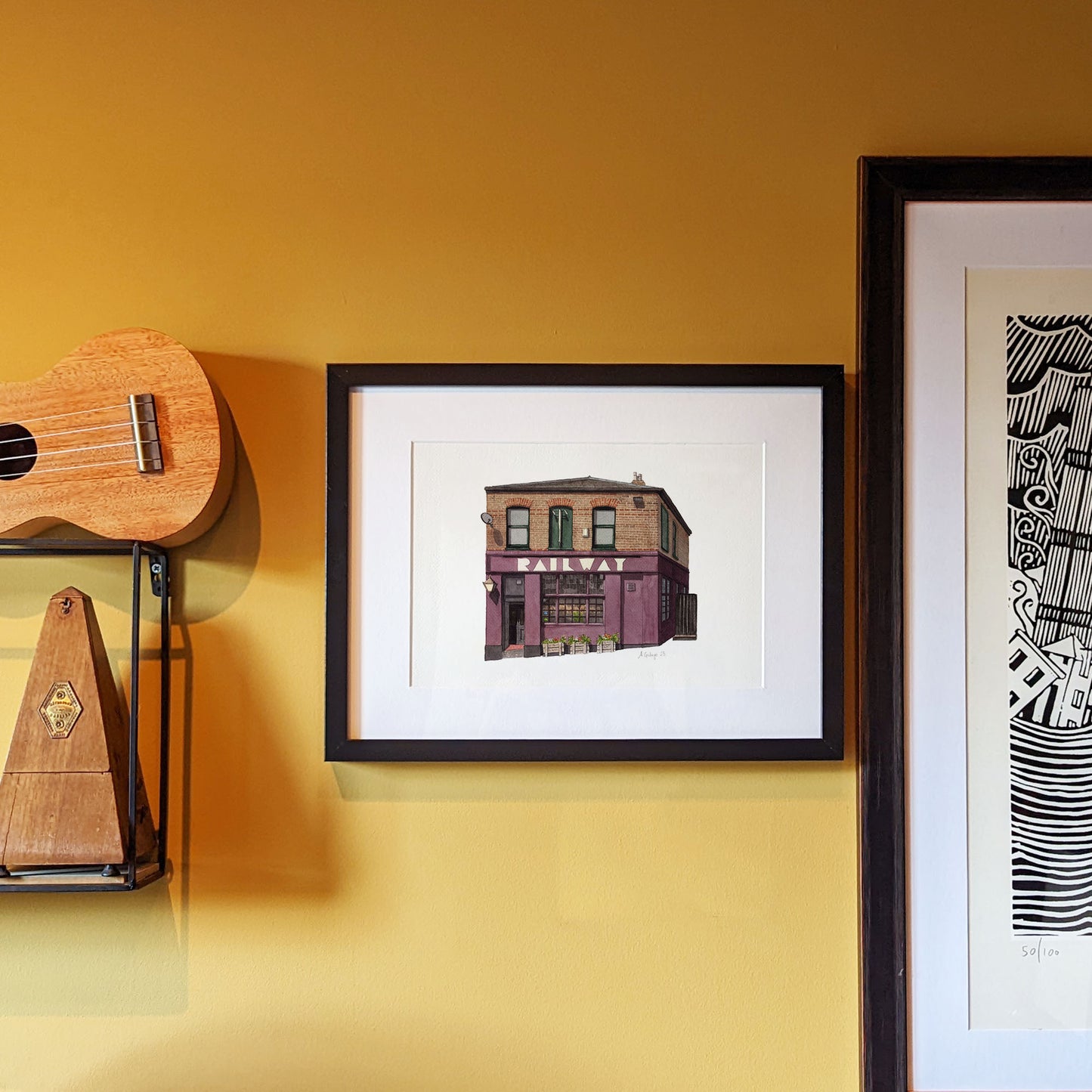 Tulse Hill - Railway Tavern Pub - Giclée Print (unframed) - West Norwood