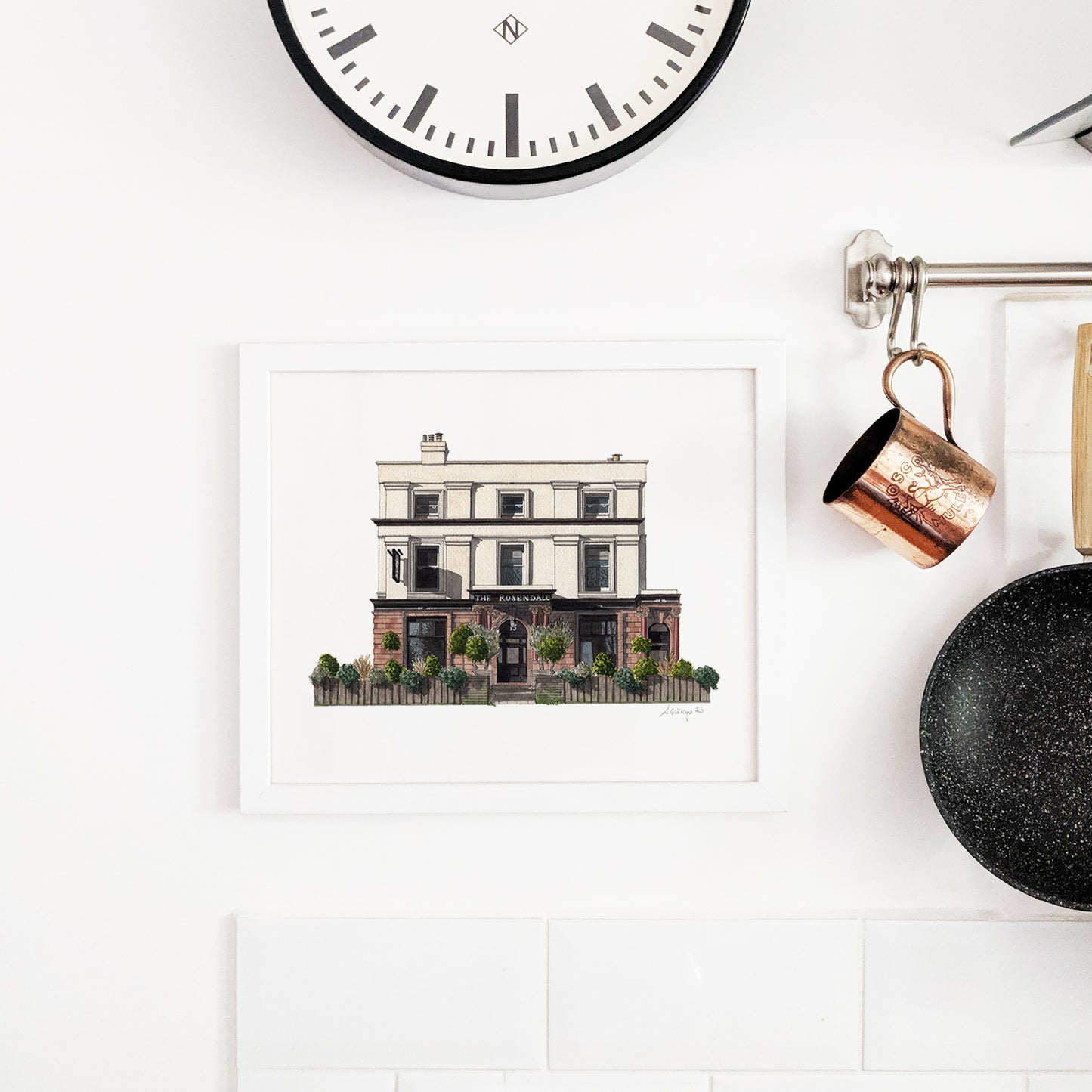 West Dulwich - The Rosendale Pub - NEW - Giclée Print (unframed) -