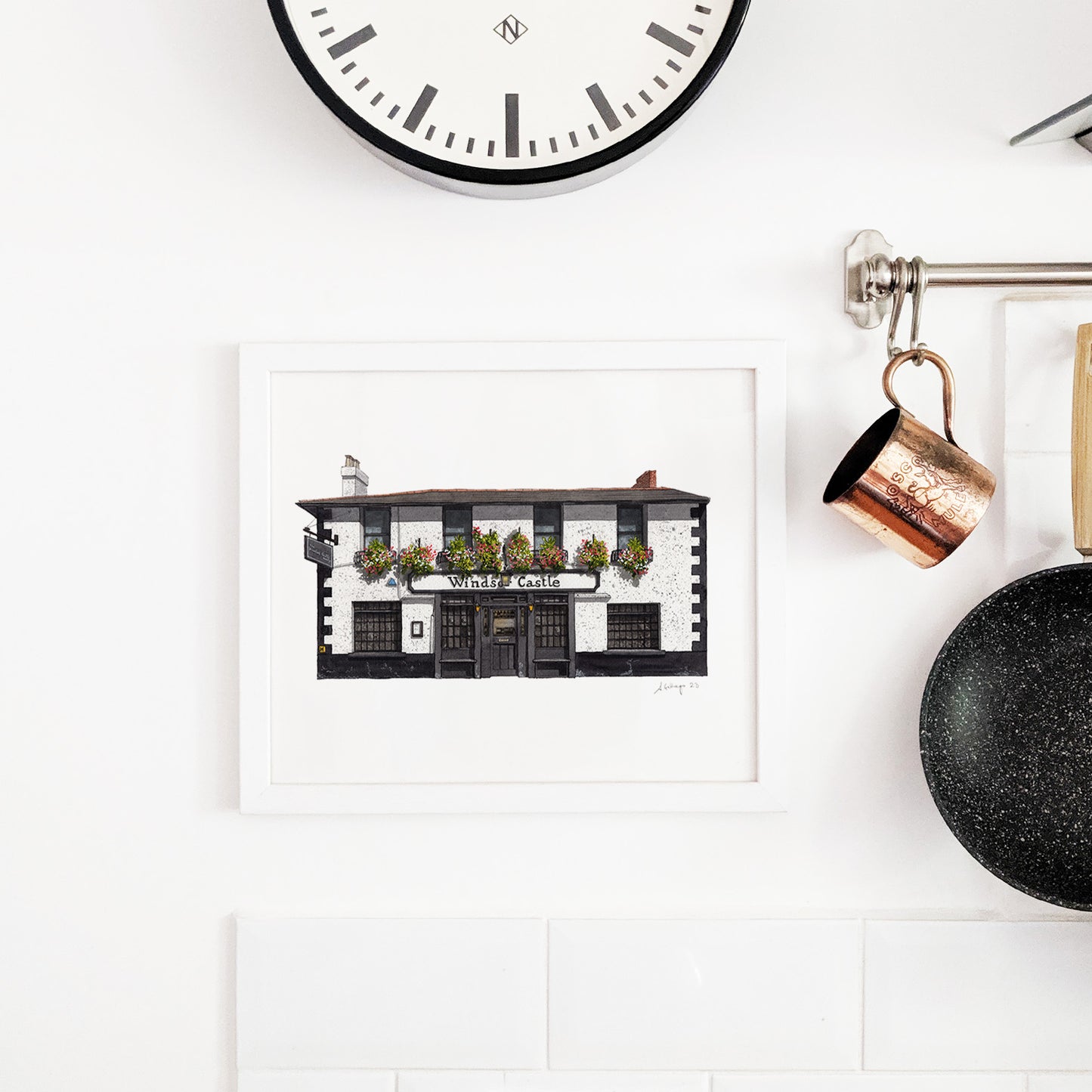Notting Hill - The Windsor Castle - Giclée Print (unframed)