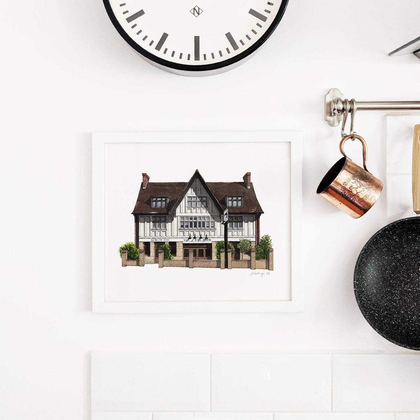 Sydenham - The Dolphin pub - Giclée Print (unframed)