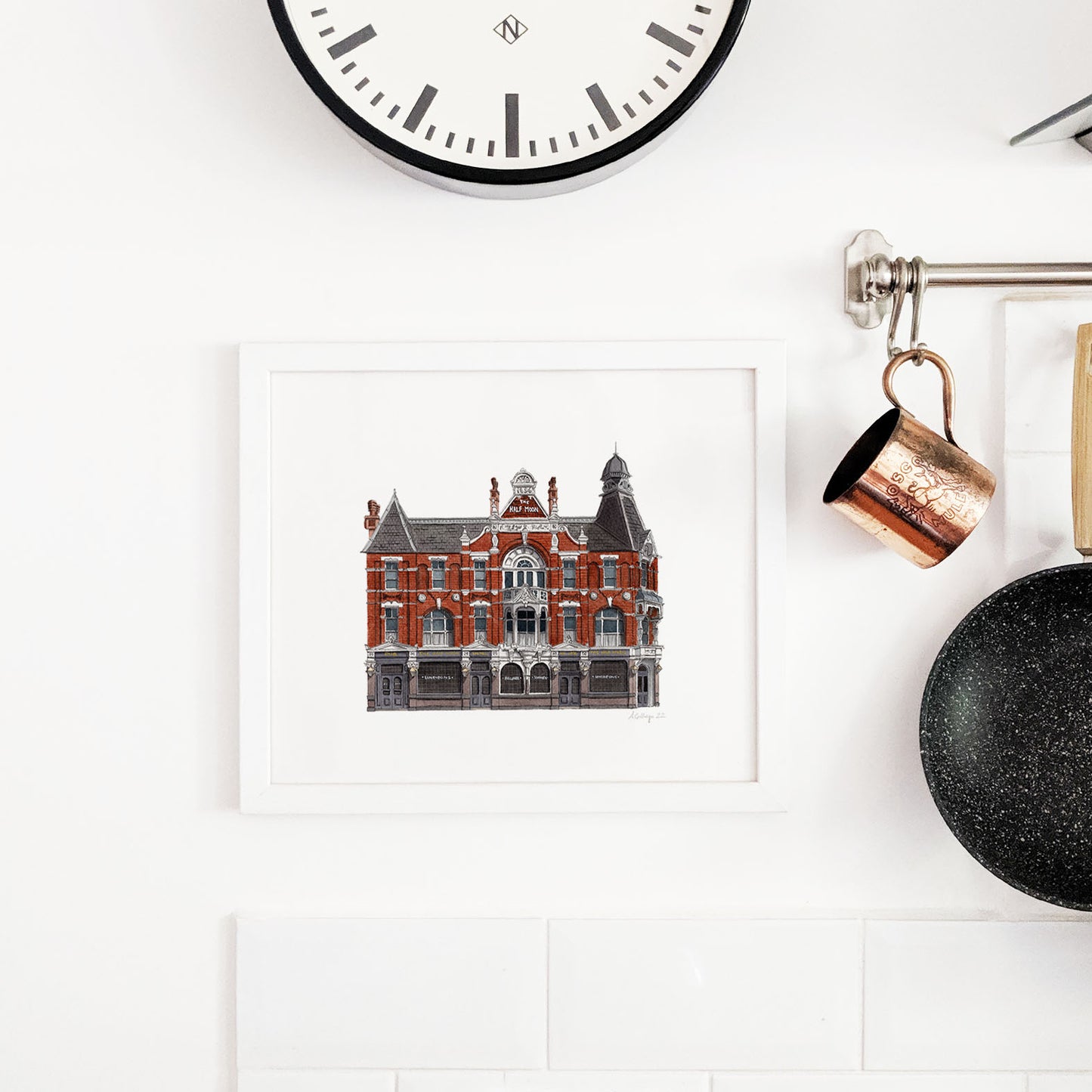 Herne Hill - The Half Moon Pub - Giclée Print (unframed)