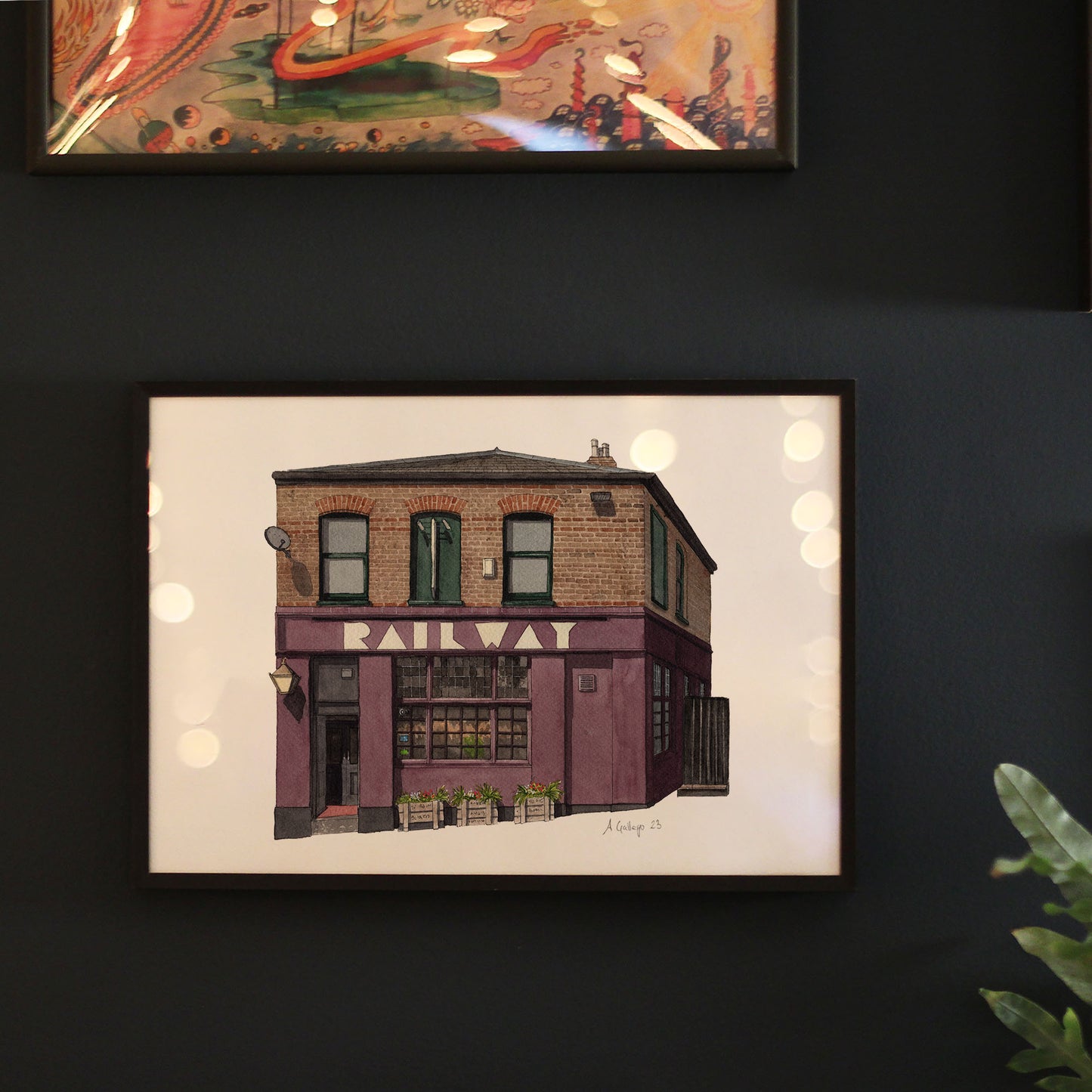 Tulse Hill - Railway Tavern Pub - Giclée Print (unframed) - West Norwood