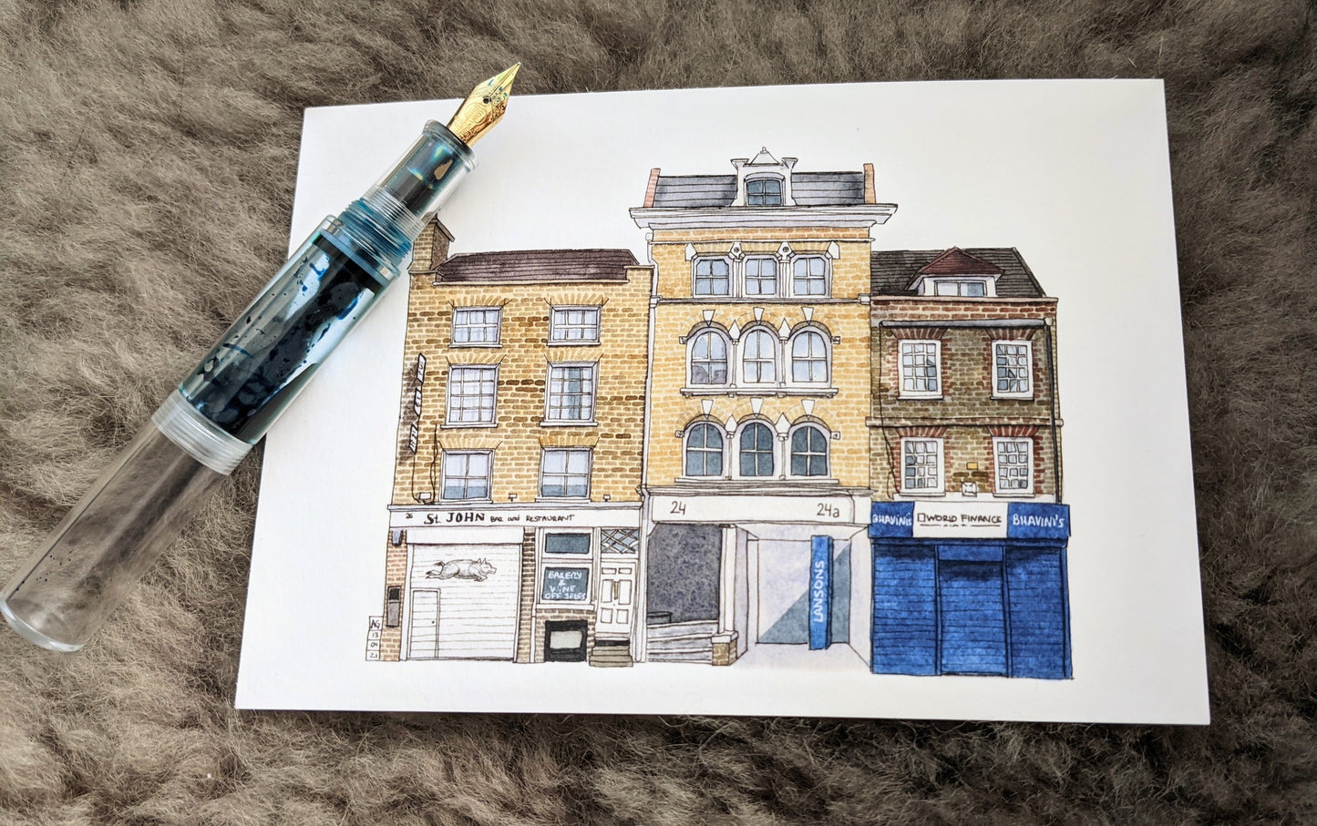 Outlet - Farringdon - St John Restaurant - Miniprint (A6)