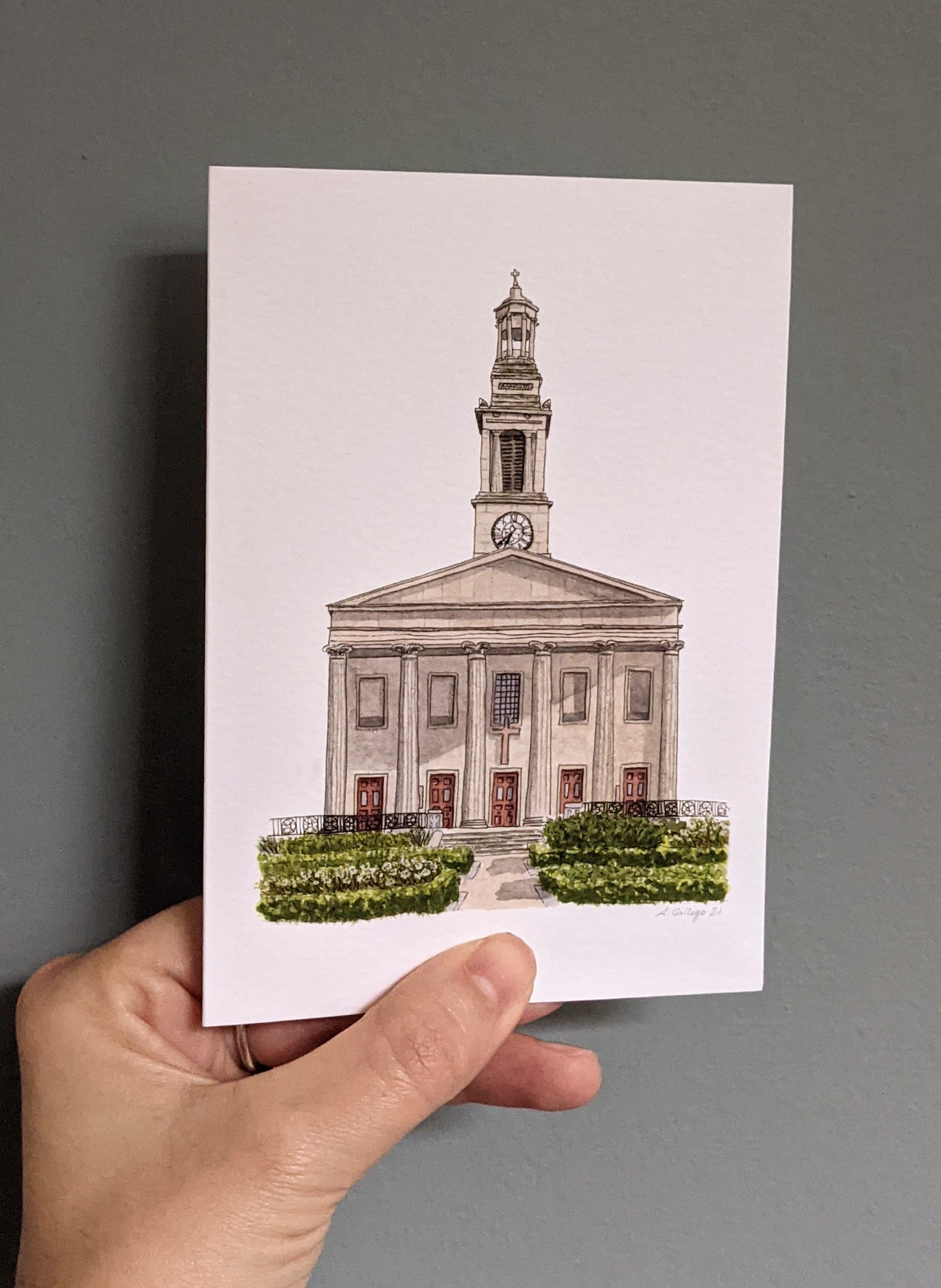 West Norwood - St Luke's Church - Greeting card with envelope