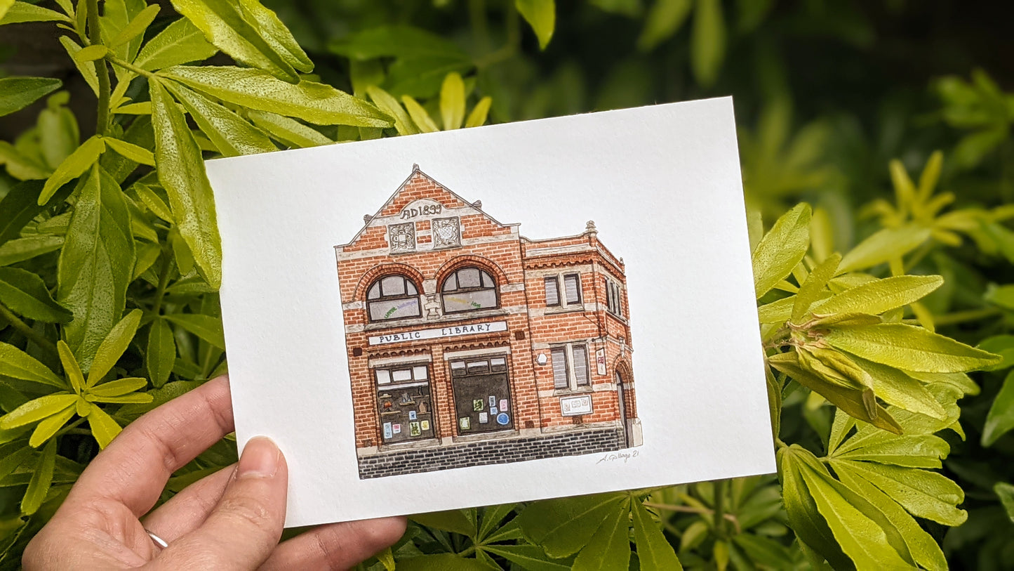 Crystal Palace - Upper Norwood Library Hub - Greeting card with envelope