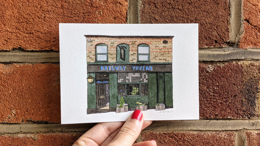 Outlet - Tulse Hill - Railway Tavern Pub - Miniprint (A6)