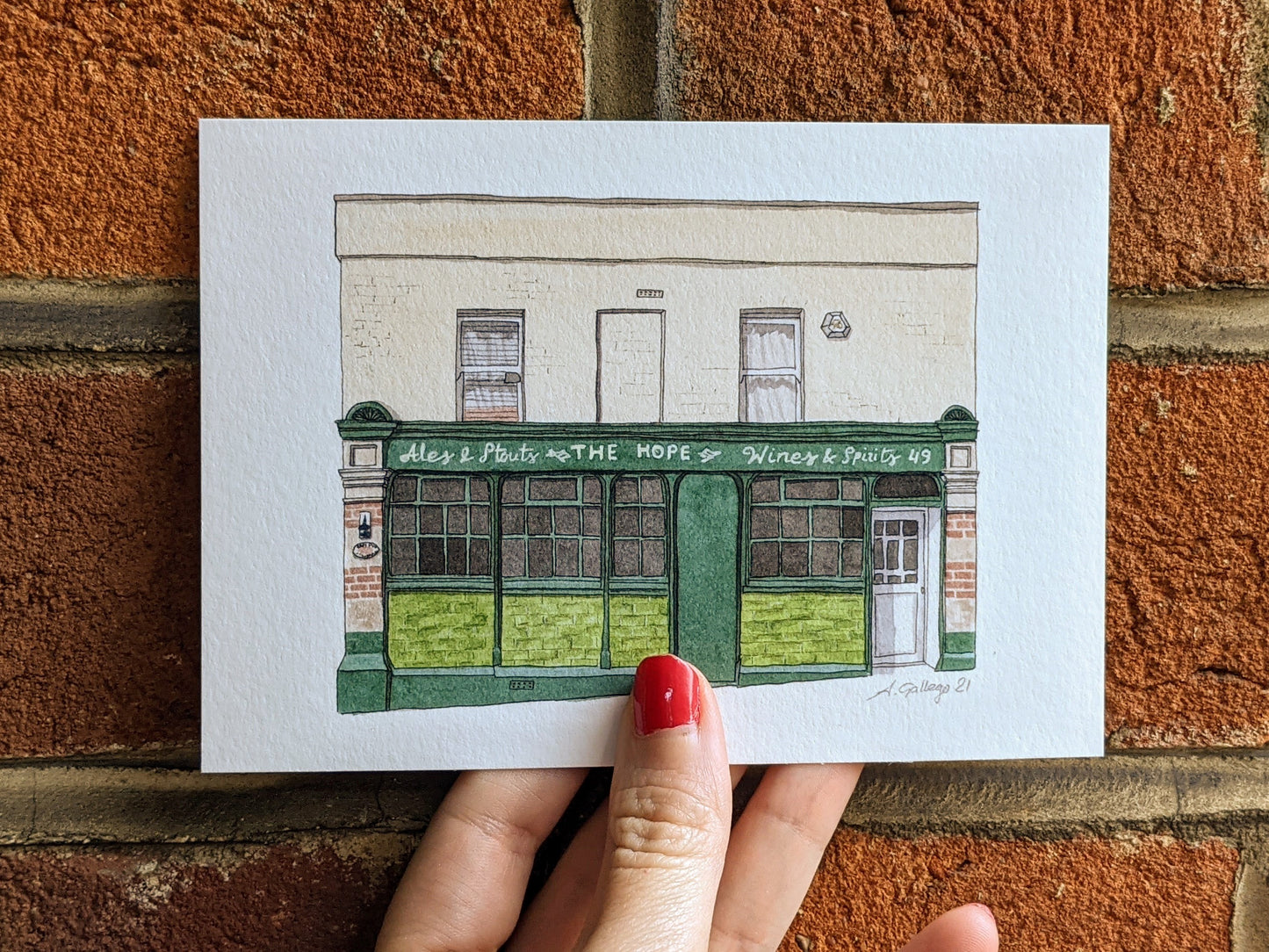 Outlet - West Norwood - The Hope Pub - Miniprint (A6)