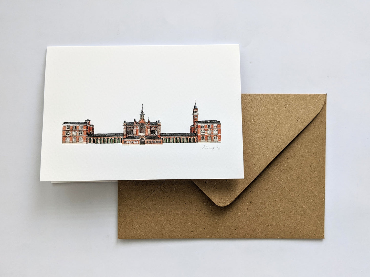 Dulwich College - Greeting card with envelope - Dulwich Village