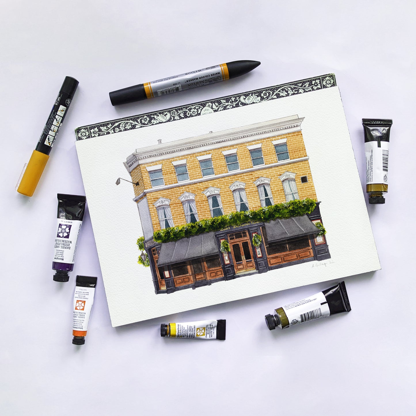 East Dulwich - East Dulwich Tavern - EDT - Greeting card with envelope