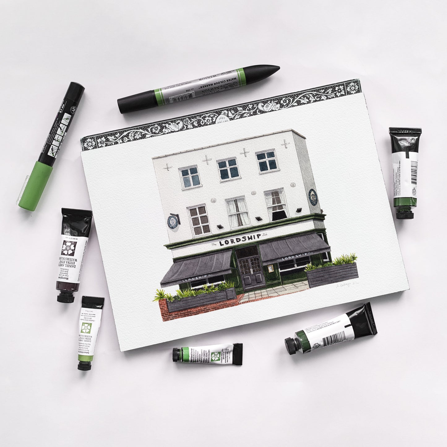 East Dulwich - The Lordship - Giclée Print (unframed)