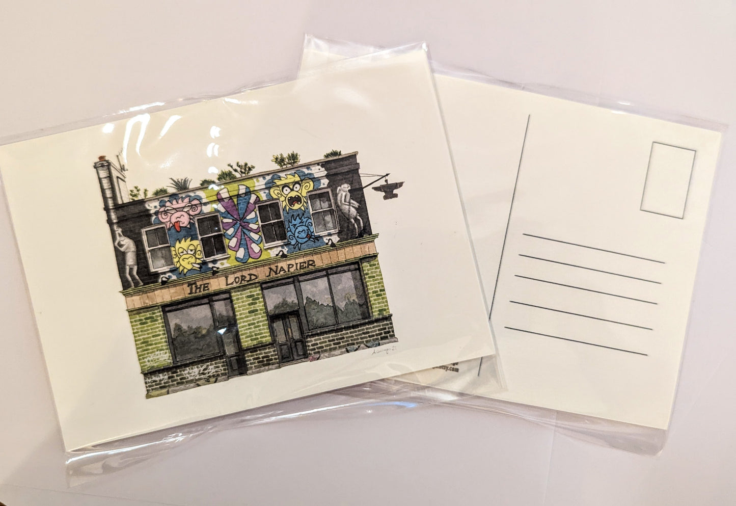 Outlet - Hackney Wick - Lord Napier Pub - Miniprint (A6)