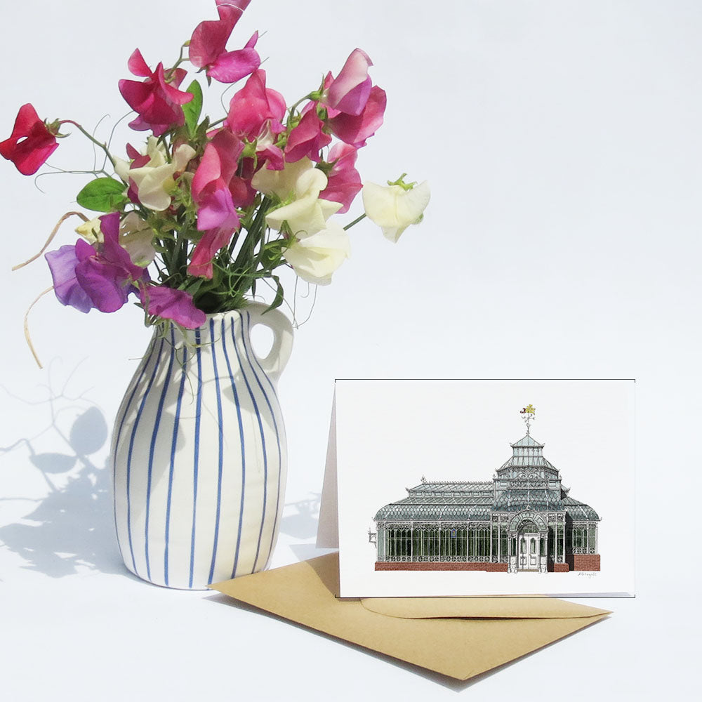 Forest Hill - The Conservatory at the Horniman Museum - Greeting card with envelope